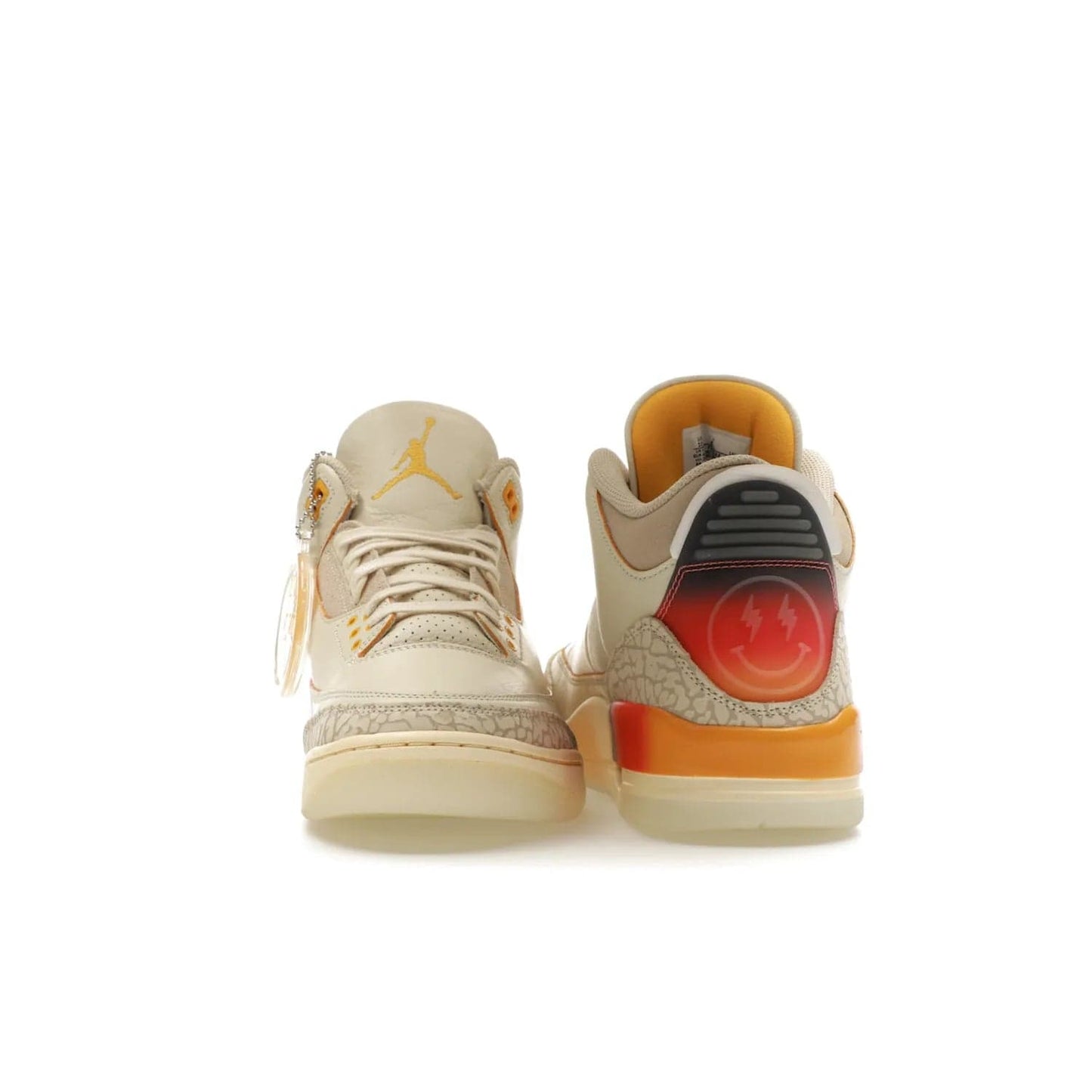 Jordan 3 Retro SP J Balvin Medellín Sunset - Image 27 - Only at www.BallersClubKickz.com - J Balvin x Jordan 3 Retro SP: Celebrate the joy of life with a colorful, homage to the electrifying reggaeton culture and iconic Jordan 3. Limited edition, Sept. 23. $250.