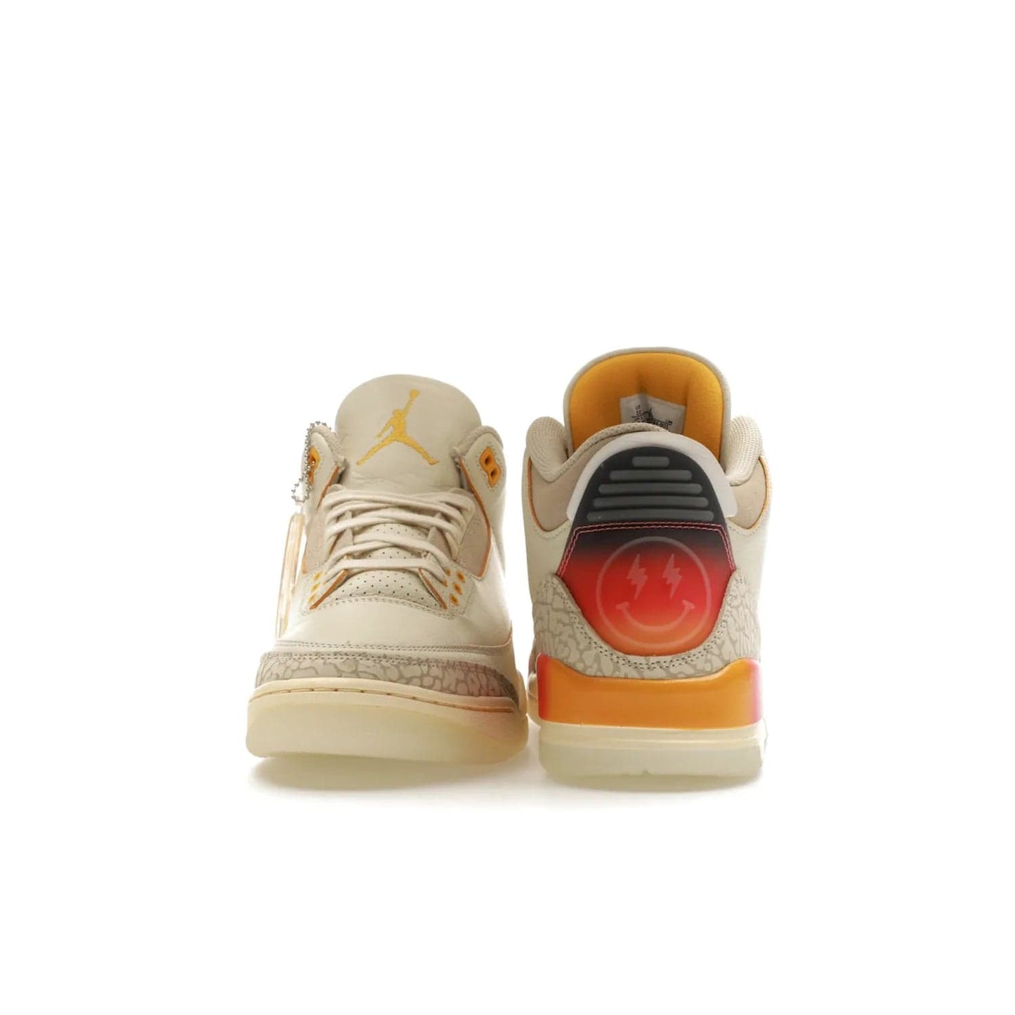 Jordan 3 Retro SP J Balvin Medellín Sunset - Image 28 - Only at www.BallersClubKickz.com - J Balvin x Jordan 3 Retro SP: Celebrate the joy of life with a colorful, homage to the electrifying reggaeton culture and iconic Jordan 3. Limited edition, Sept. 23. $250.