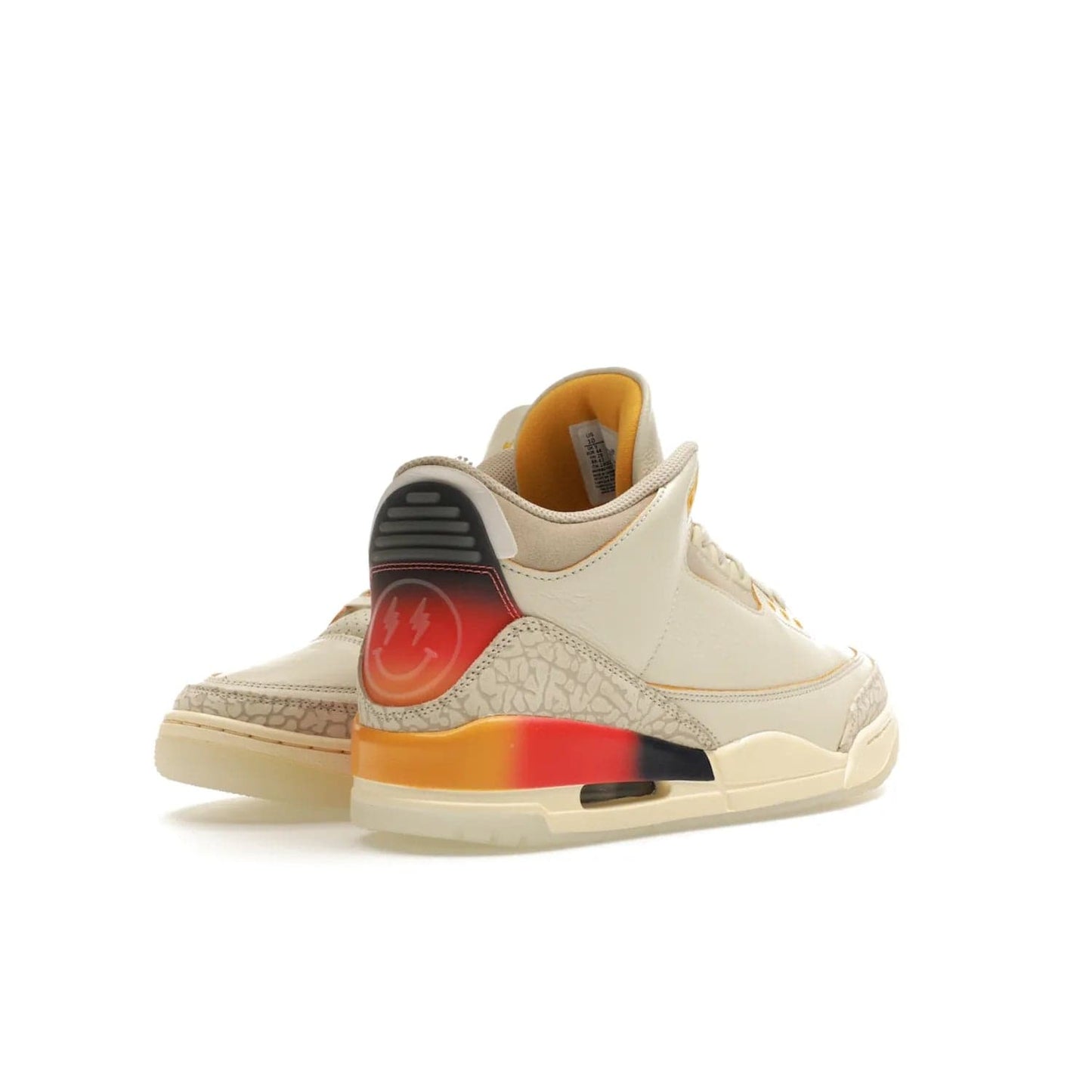 Jordan 3 Retro SP J Balvin Medellín Sunset - Image 32 - Only at www.BallersClubKickz.com - J Balvin x Jordan 3 Retro SP: Celebrate the joy of life with a colorful, homage to the electrifying reggaeton culture and iconic Jordan 3. Limited edition, Sept. 23. $250.
