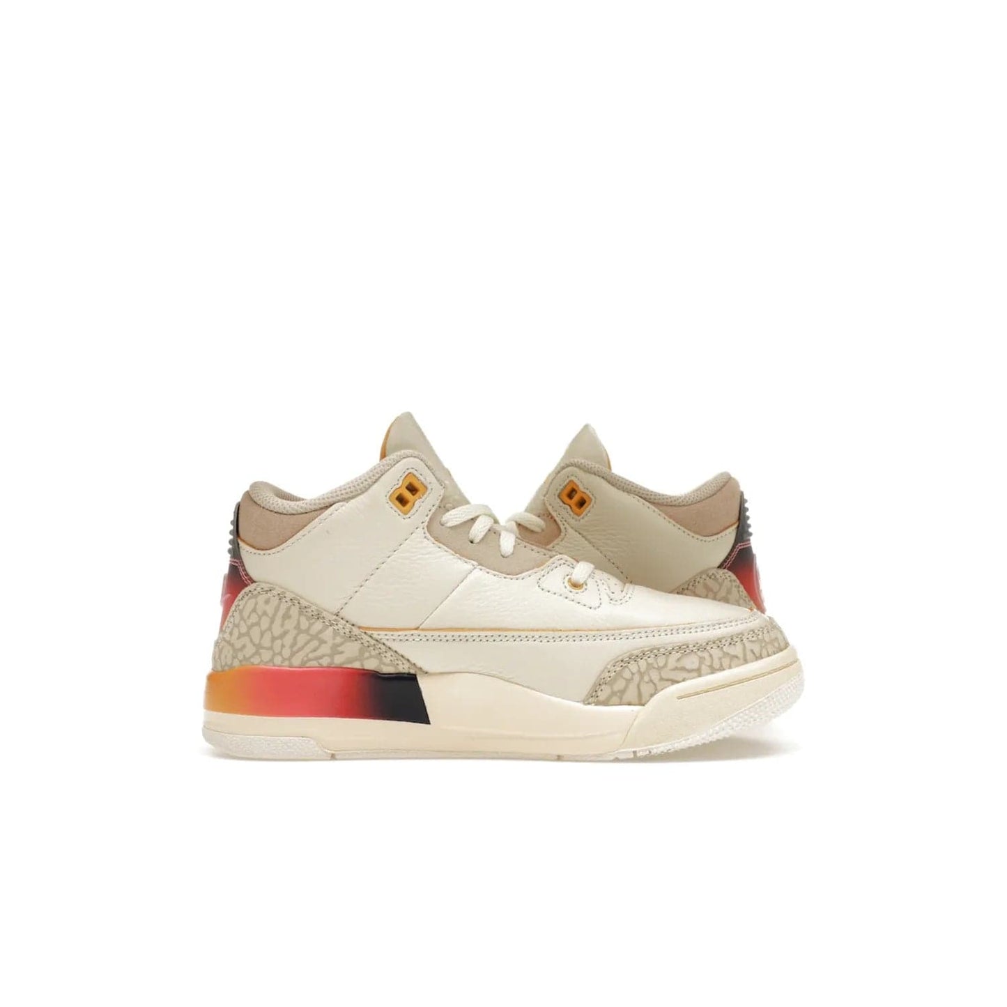 Jordan 3 Retro SP J Balvin Medellín Sunset (PS) - Image 19 - Only at www.BallersClubKickz.com - Jordan 3 Retro SP J Balvin Medellín Sunset (PS) arrives 2023-09-23. Add an edgy touch to your look with this vibrant multi-color sneaker.