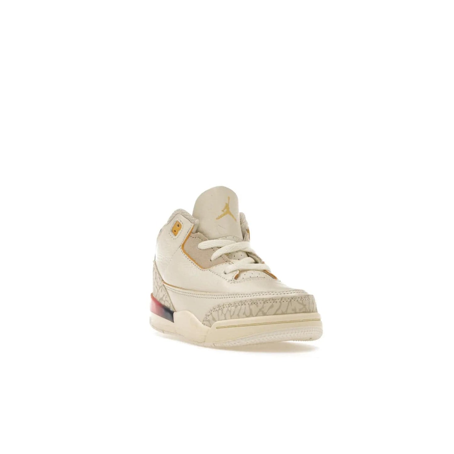 Jordan 3 Retro SP J Balvin Medellín Sunset (TD) - Image 7 - Only at www.BallersClubKickz.com - Celebrate Afro-Colombian reggaeton superstar J Balvin with the Jordan 3 Retro SP J Balvin Medellín Sunset (TD). Releasing in September 2023, the shoe features a multi-colored upper and midsole, and an artistic design for a major statement.