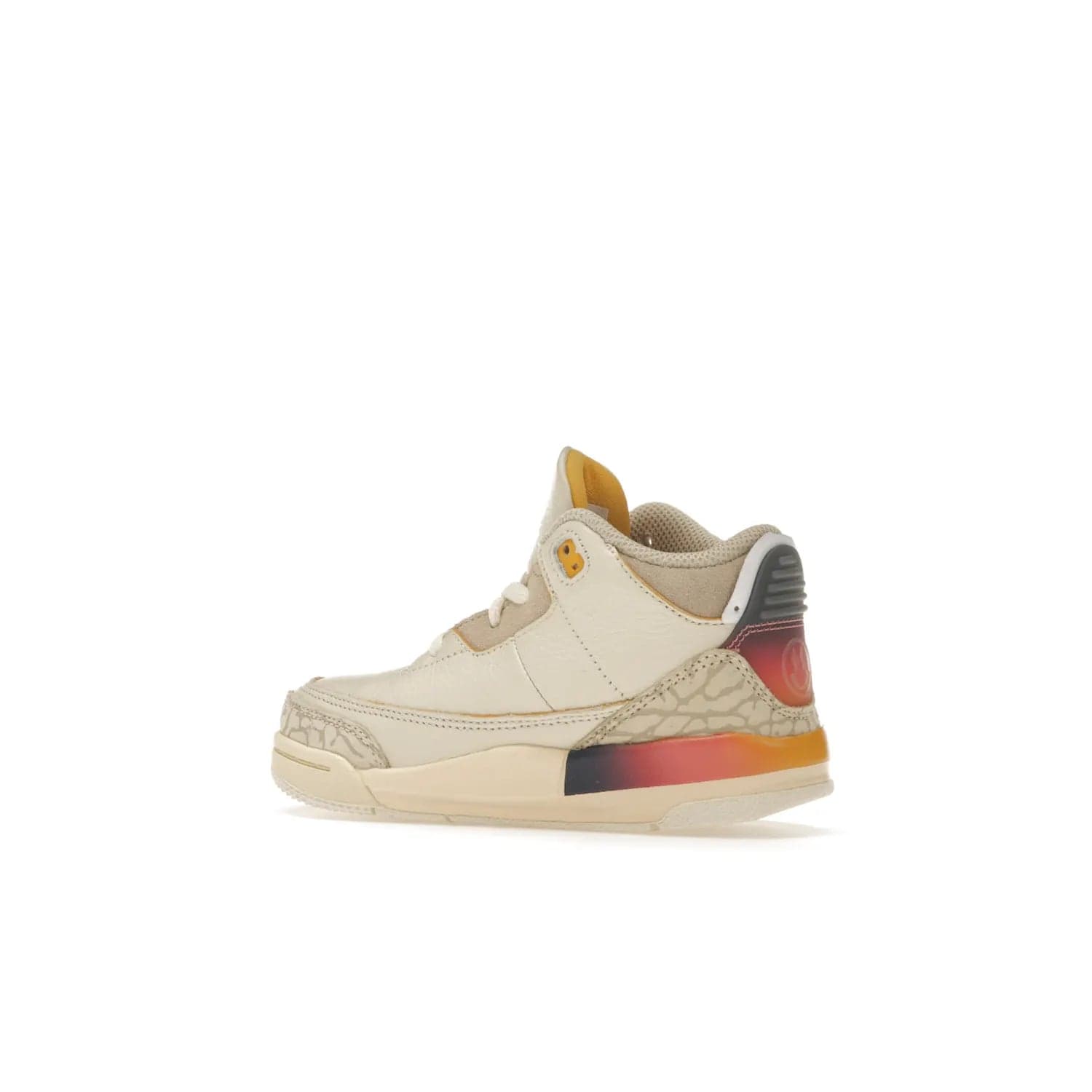 Jordan 3 Retro SP J Balvin Medellín Sunset (TD) - Image 22 - Only at www.BallersClubKickz.com - Celebrate Afro-Colombian reggaeton superstar J Balvin with the Jordan 3 Retro SP J Balvin Medellín Sunset (TD). Releasing in September 2023, the shoe features a multi-colored upper and midsole, and an artistic design for a major statement.