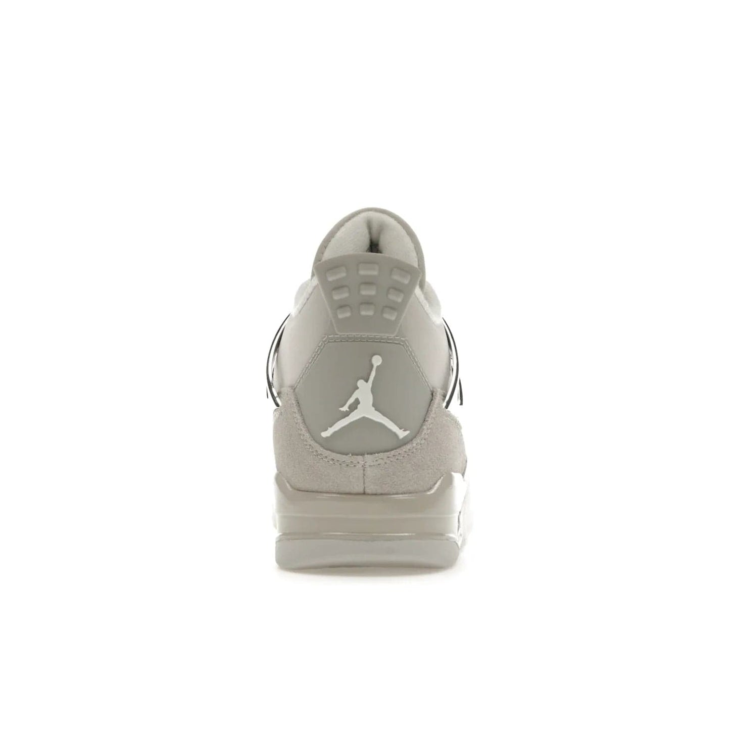 Jordan 4 Retro Frozen Moments (Women's) - Image 28 - Only at www.BallersClubKickz.com - The Jordan 4 Retro Frozen Moments is a stylish blend of classic design elements and modern tones. Featuring suede and leather overlays in a light iron-ore, sail, neutral grey, black, and metallic silver colorway. Get this iconic high-performance sneaker for $210.