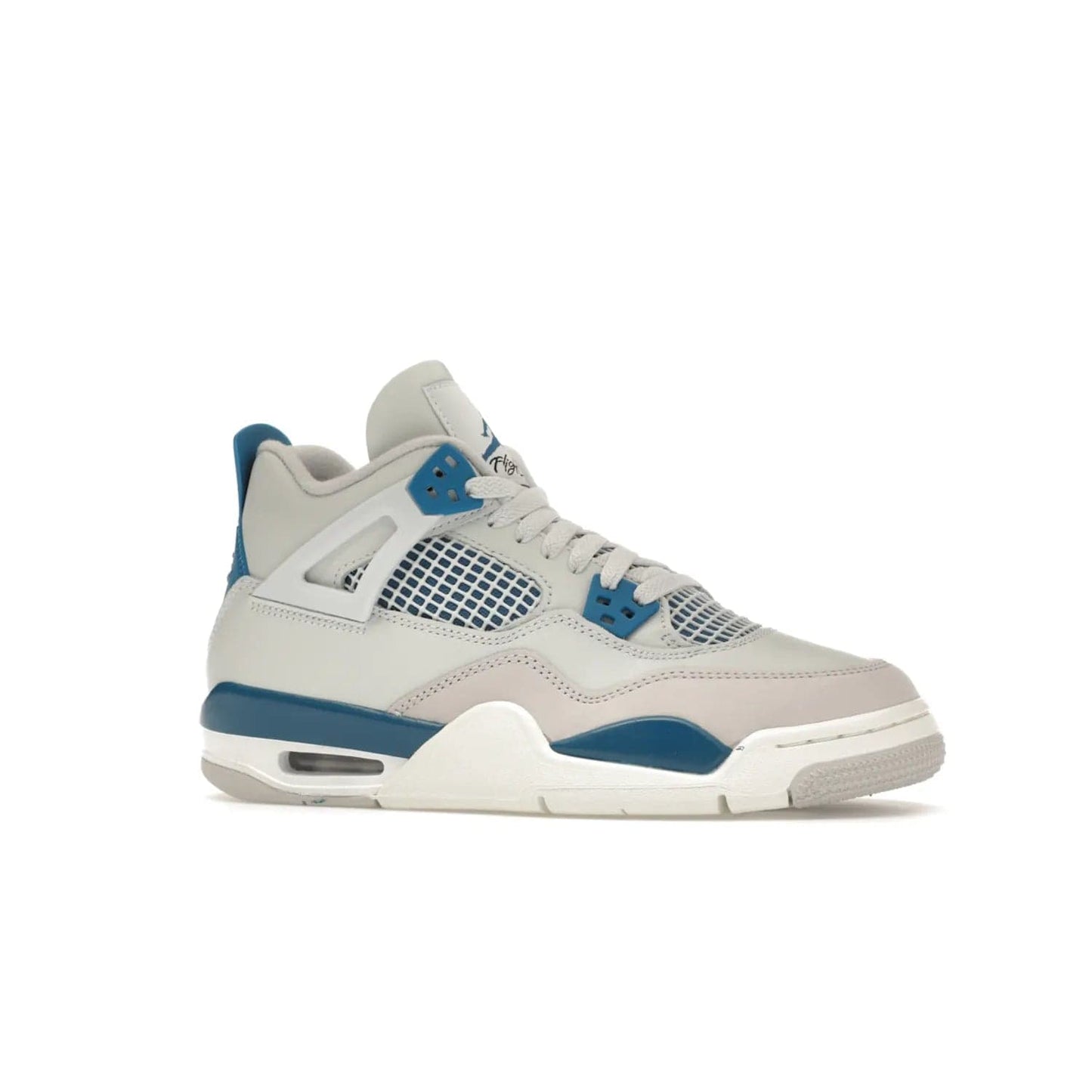 Jordan 4 Retro Military Blue (2024) (GS) - Image 3 - Only at www.BallersClubKickz.com -