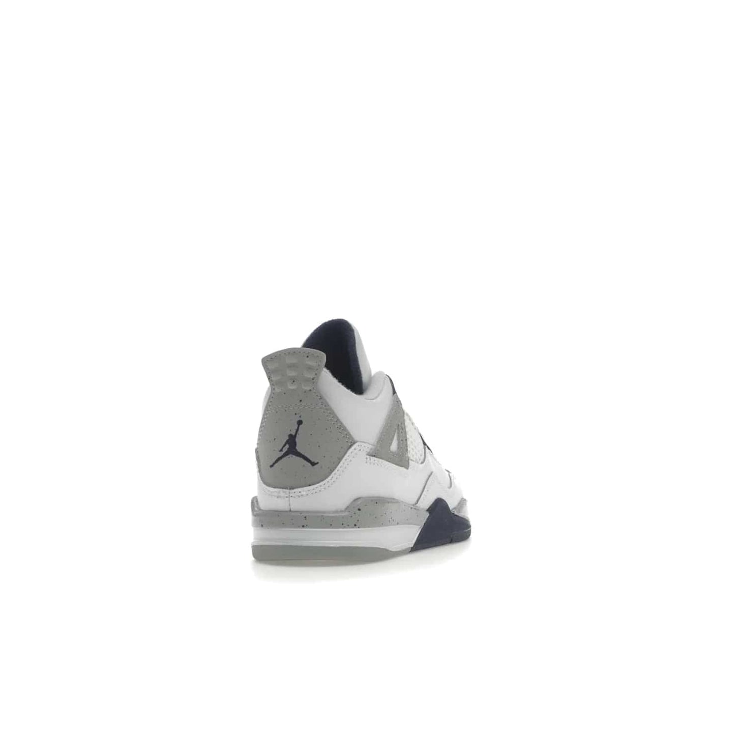 Jordan 4 Retro Midnight Navy (PS) - Image 30 - Only at www.BallersClubKickz.com - Get freshened up for the start of the year with the Air Jordan 4 Retro Midnight Navy PS. Boasting iconic 1989 styling with updated features, including white tumbled leather overlays, a foam midsole, and a rubber outsole. Look your best and order by October 29th, 2022.