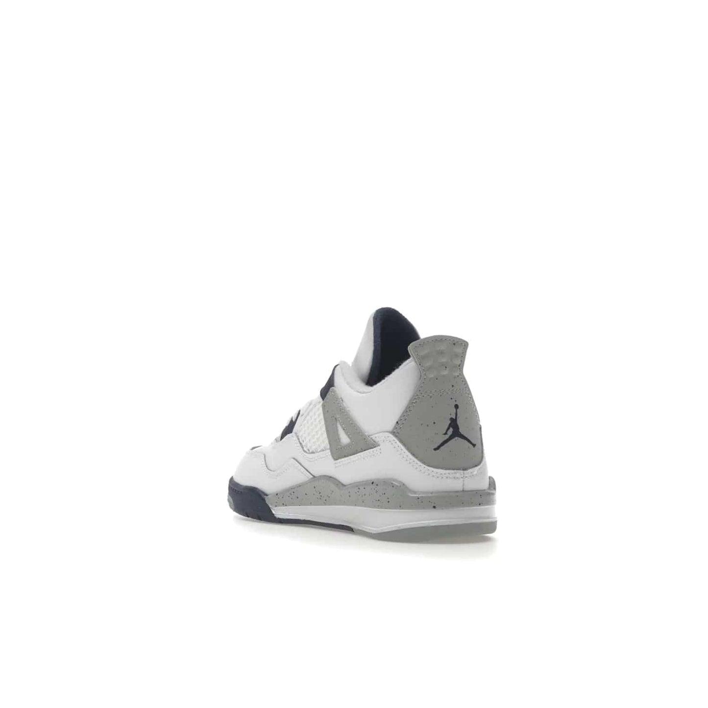 Jordan 4 Retro Midnight Navy (PS) - Image 25 - Only at www.BallersClubKickz.com - Get freshened up for the start of the year with the Air Jordan 4 Retro Midnight Navy PS. Boasting iconic 1989 styling with updated features, including white tumbled leather overlays, a foam midsole, and a rubber outsole. Look your best and order by October 29th, 2022.