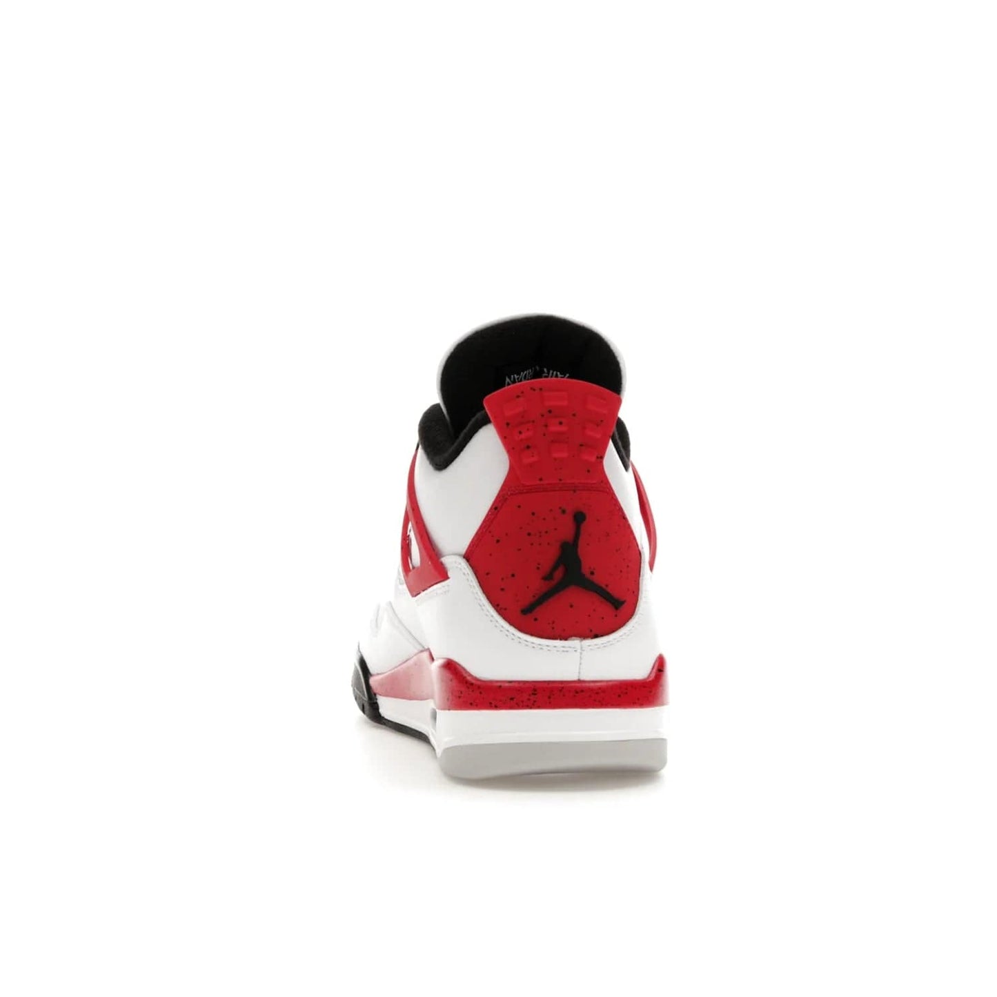 Jordan 4 Retro Red Cement - Image 27 - Only at www.BallersClubKickz.com - Iconic Jordan silhouette with a unique twist. White premium leather uppers with fire red and black detailing. Black, white, and fire red midsole with mesh detailing and Jumpman logo. Jordan 4 Retro Red Cement released with premium price.