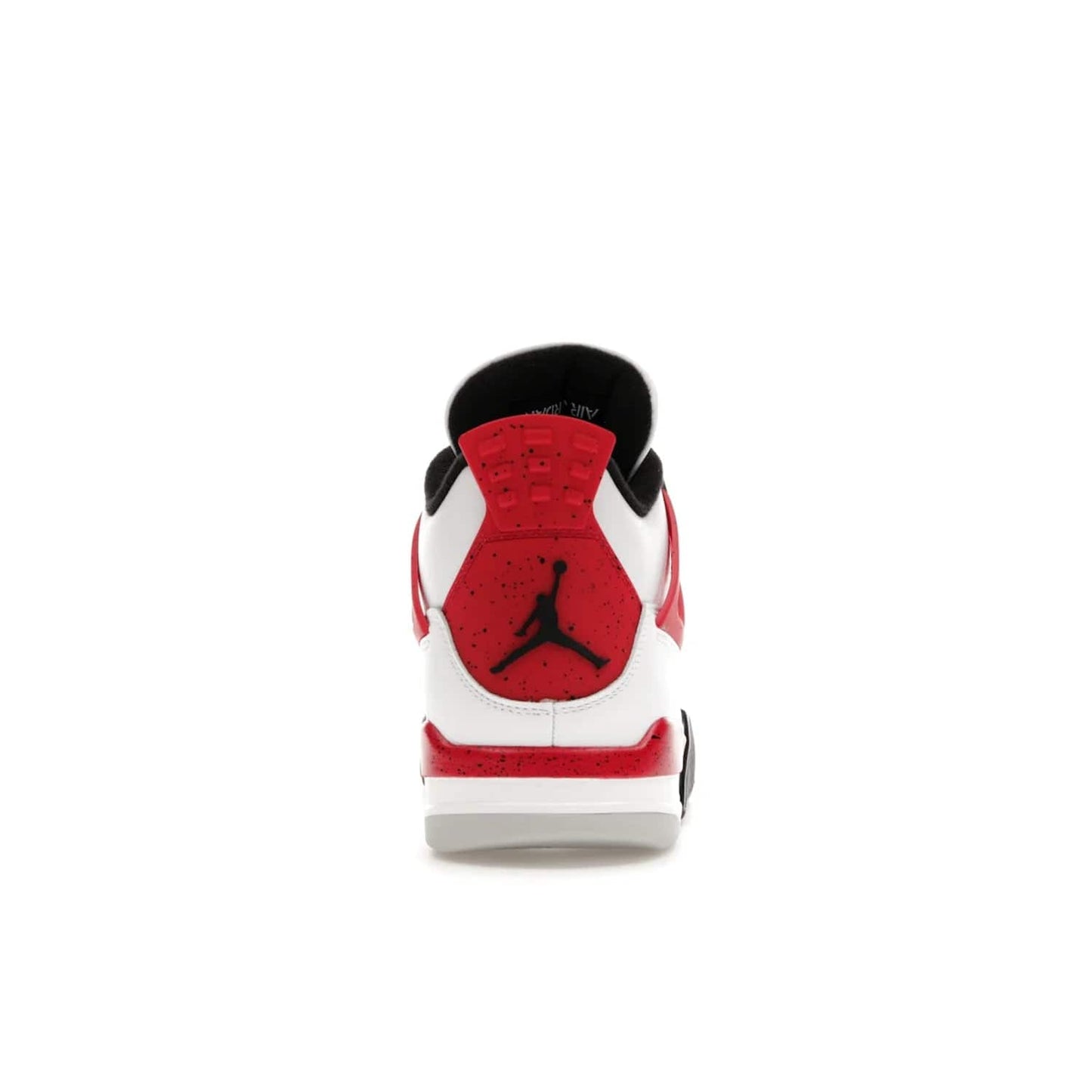 Jordan 4 Retro Red Cement - Image 28 - Only at www.BallersClubKickz.com - Iconic Jordan silhouette with a unique twist. White premium leather uppers with fire red and black detailing. Black, white, and fire red midsole with mesh detailing and Jumpman logo. Jordan 4 Retro Red Cement released with premium price.