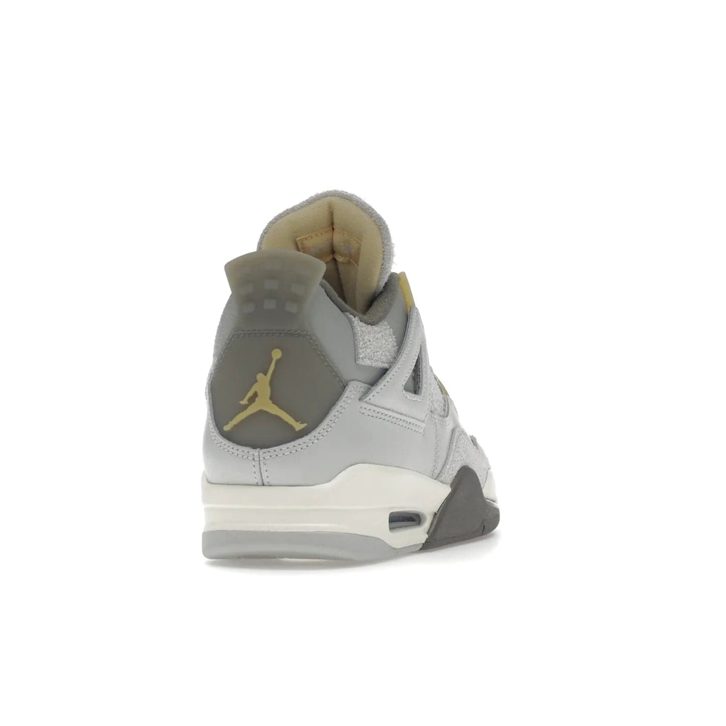 Jordan 4 Retro SE Craft Photon Dust - Image 30 - Only at www.BallersClubKickz.com - Upgrade your shoe collection with the Air Jordan 4 Retro SE Craft Photon Dust. This luxurious sneaker features a combination of suede and leather with unique grey tones like Photon Dust, Pale Vanilla, Off White, Grey Fog, Flat Pewter, and Sail. Available February 11, 2023.