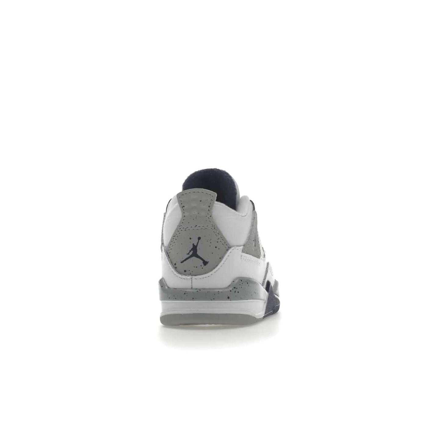 Jordan 4 Retro Midnight Navy (TD) - Image 29 - Only at www.BallersClubKickz.com - Introducing the Jordan 4 Retro Midnight Navy (TD) for kids. White leather upper with navy and grey accents plus fire red detailing. Perfect for everyday wear. Get yours before they sell out.