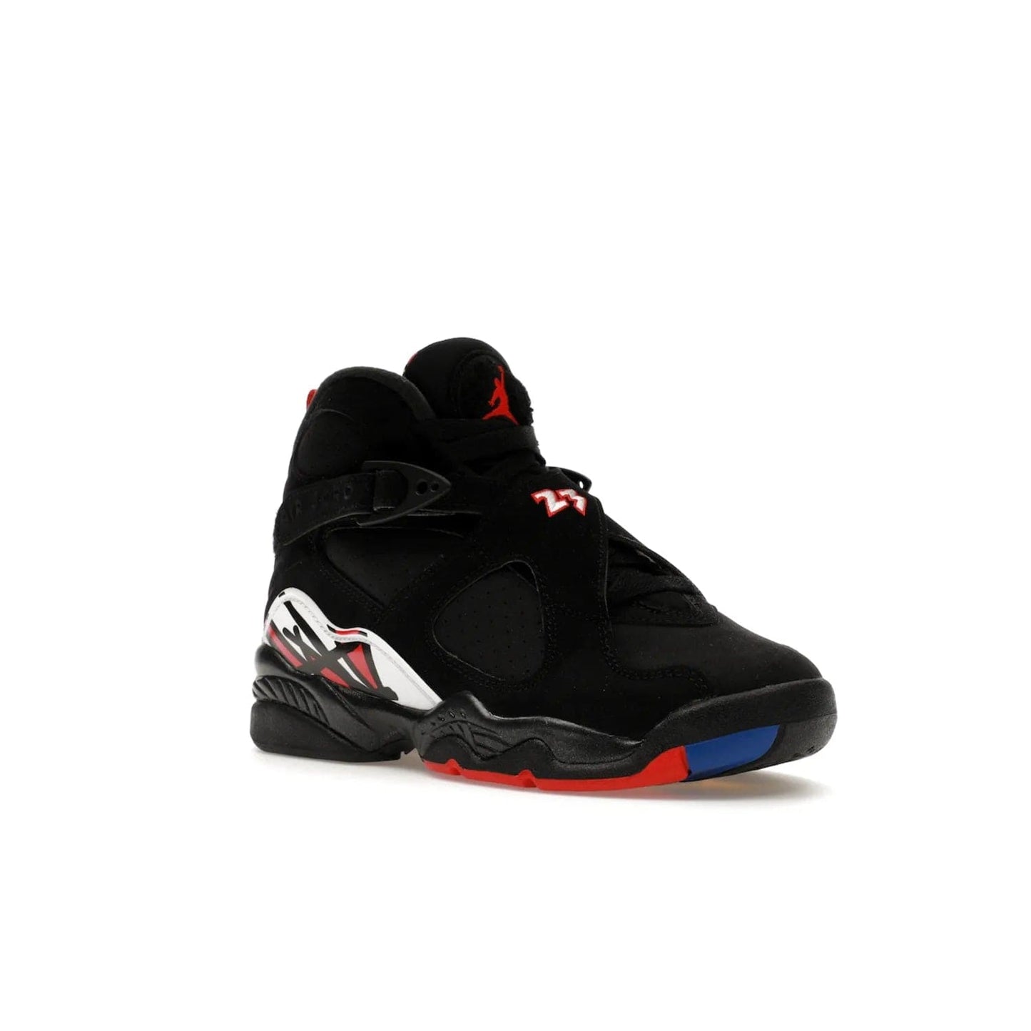 Jordan 8 Retro Playoffs (2023) (GS) - Image 5 - Only at www.BallersClubKickz.com - Sneaker lovers, the new Jordan 8 Retro Playoffs (2023) (GS) features black, true red, and white colors for a modern and eye-catching design. Comfort and style combine for an unforgettable look, releasing in 2023.