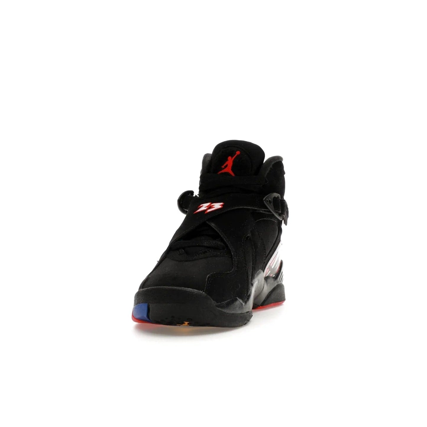 Jordan 8 Retro Playoffs (2023) (GS) - Image 12 - Only at www.BallersClubKickz.com - Sneaker lovers, the new Jordan 8 Retro Playoffs (2023) (GS) features black, true red, and white colors for a modern and eye-catching design. Comfort and style combine for an unforgettable look, releasing in 2023.