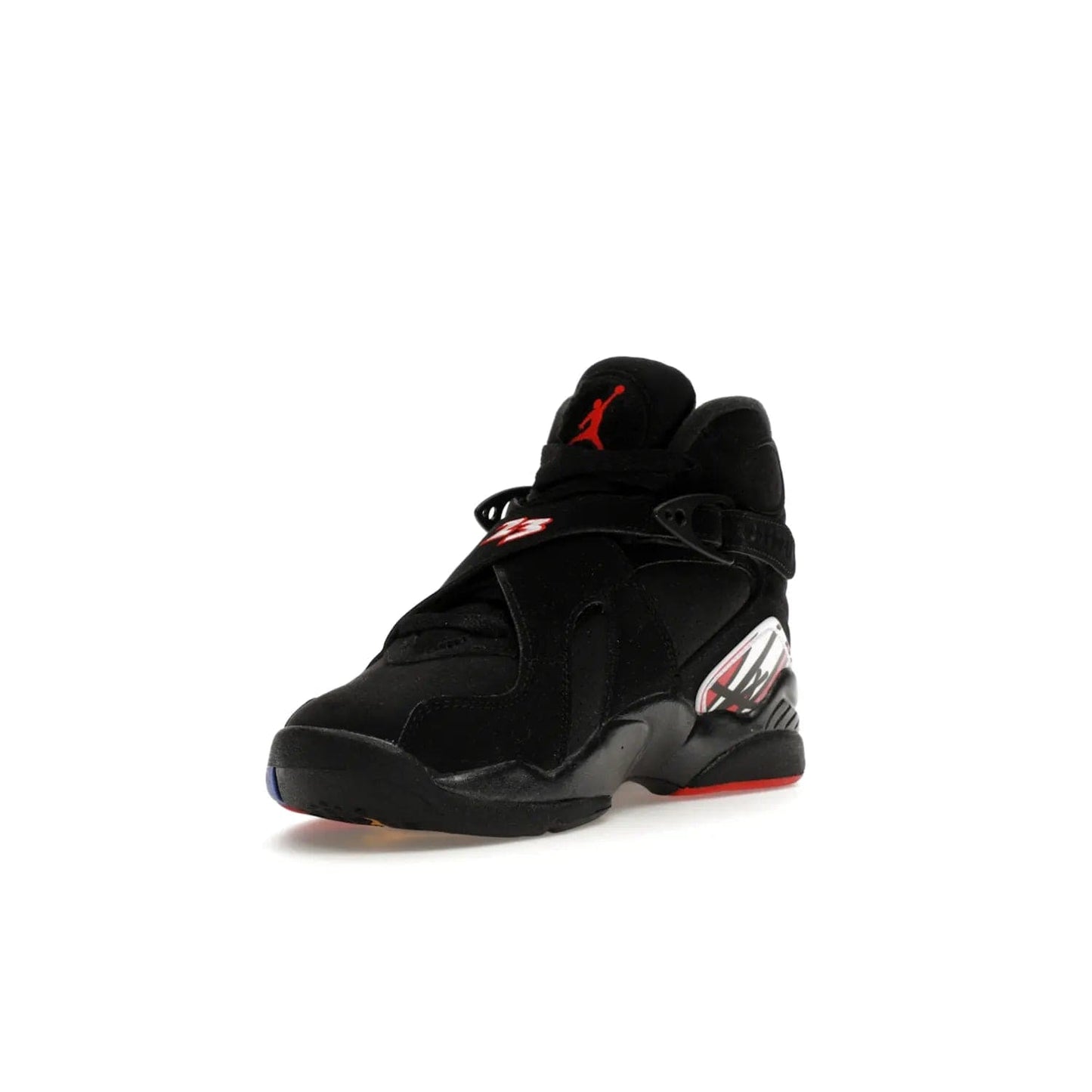 Jordan 8 Retro Playoffs (2023) (GS) - Image 14 - Only at www.BallersClubKickz.com - Sneaker lovers, the new Jordan 8 Retro Playoffs (2023) (GS) features black, true red, and white colors for a modern and eye-catching design. Comfort and style combine for an unforgettable look, releasing in 2023.