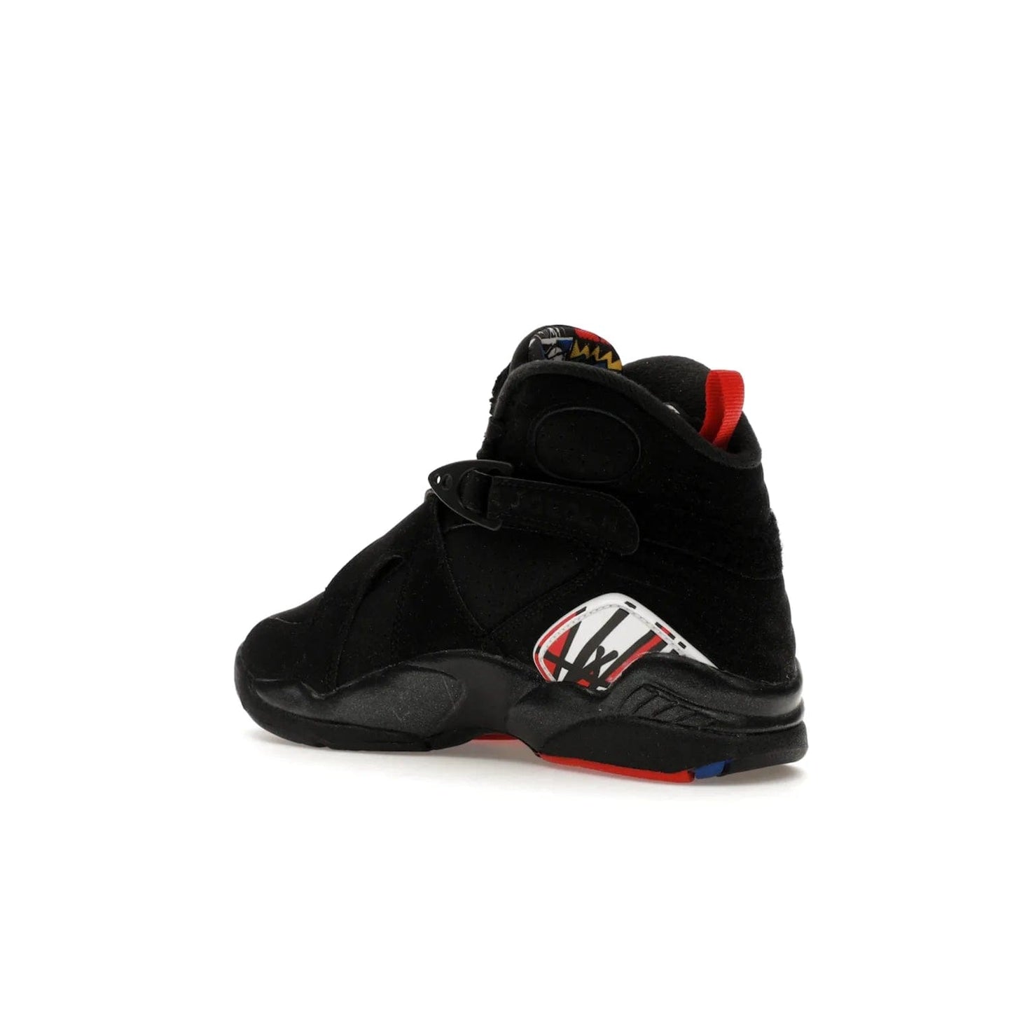 Jordan 8 Retro Playoffs (2023) (GS) - Image 23 - Only at www.BallersClubKickz.com - Sneaker lovers, the new Jordan 8 Retro Playoffs (2023) (GS) features black, true red, and white colors for a modern and eye-catching design. Comfort and style combine for an unforgettable look, releasing in 2023.
