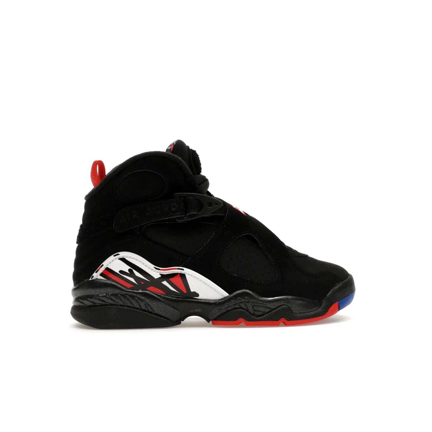 Jordan 8 Retro Playoffs (2023) (GS) - Image 36 - Only at www.BallersClubKickz.com - Sneaker lovers, the new Jordan 8 Retro Playoffs (2023) (GS) features black, true red, and white colors for a modern and eye-catching design. Comfort and style combine for an unforgettable look, releasing in 2023.