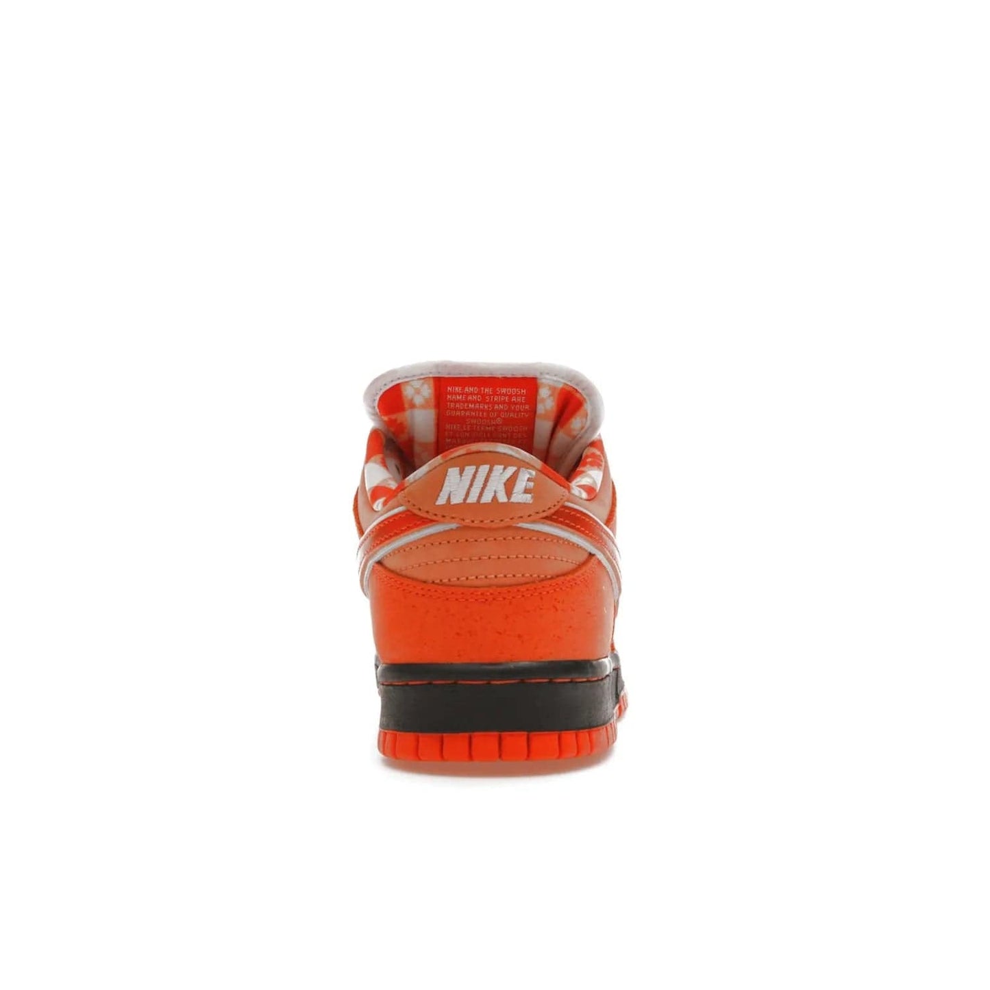 Nike SB Dunk Low Concepts Orange Lobster - Image 28 - Only at www.BallersClubKickz.com - Make a statement with the Nike SB Dunk Low Concepts Orange Lobster. Variety of orange hues, nubuck upper, bib-inspired lining & rubber outsole create bold look & comfortable blend of style. Available December 20th, 2022.
