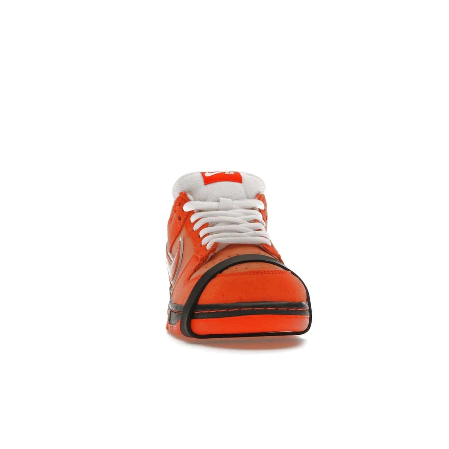 Nike SB Dunk Low Concepts Orange Lobster - Image 9 - Only at www.BallersClubKickz.com - Limited Nike SB Dunk Low Concepts Orange Lobster features premium nubuck upper with vibrant oranges for eye-catching colorblocked design. Signature Nike SB tag and bib-inspired interior for added texture. Outsole and cupsole provide extra reinforcement. Get it 12/20/2022.