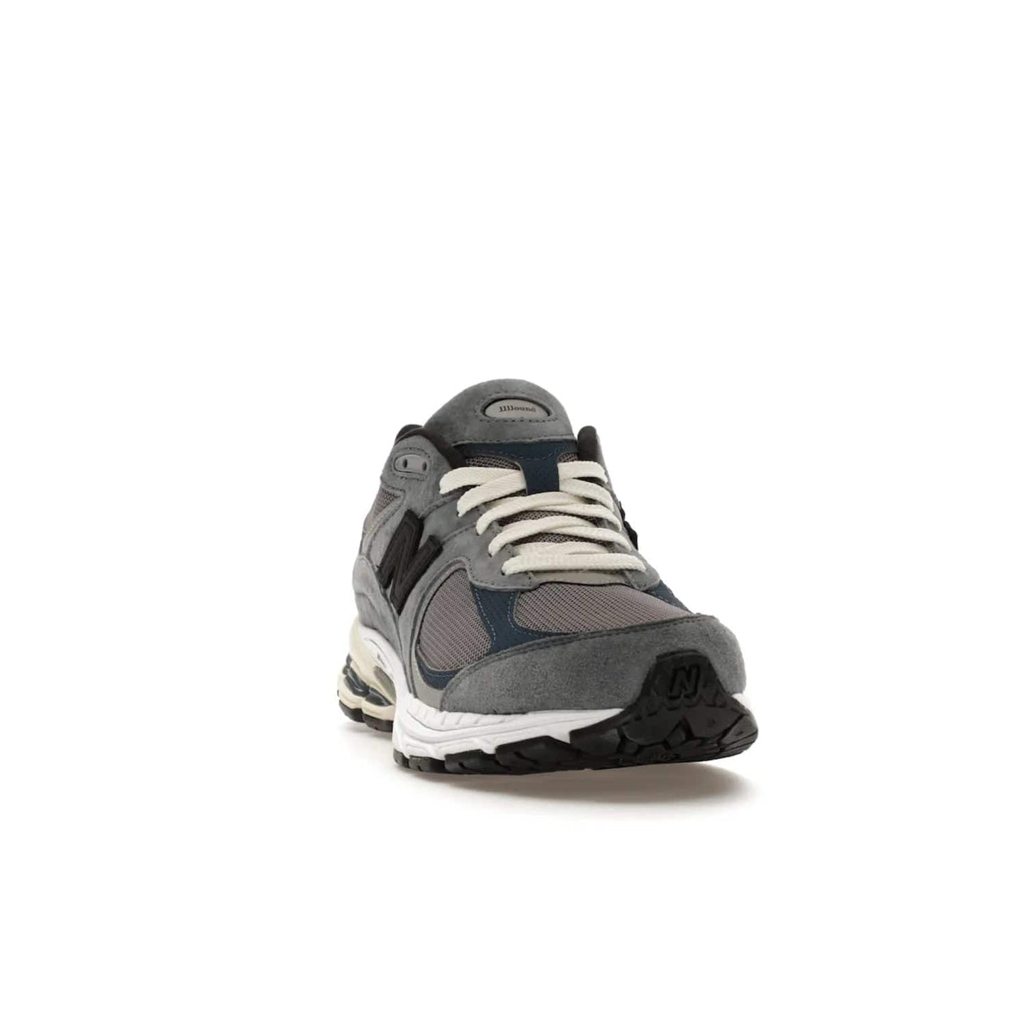 New Balance 2002R JJJJound Storm Blue - Image 8 - Only at www.BallersClubKickz.com - Introducing the New Balance 2002R JJJJound Storm Blue! Stylish Storm Blue and Sea Salt colorway - perfect for any season. Releases October 26, 2023. Get ready to make a statement!