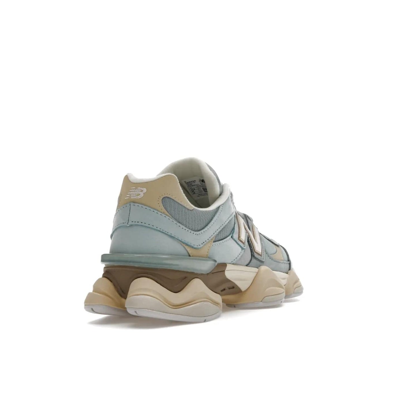 New Balance 9060 Blue Haze - Image 31 - Only at www.BallersClubKickz.com - The New Balance 9060 Blue Haze combines blue haze and beige colors to create a classic silhouette. Breathable upper, EVA and rubber midsole, rubber outsole, and "N" branding complete the design. Released February 3, 2023.