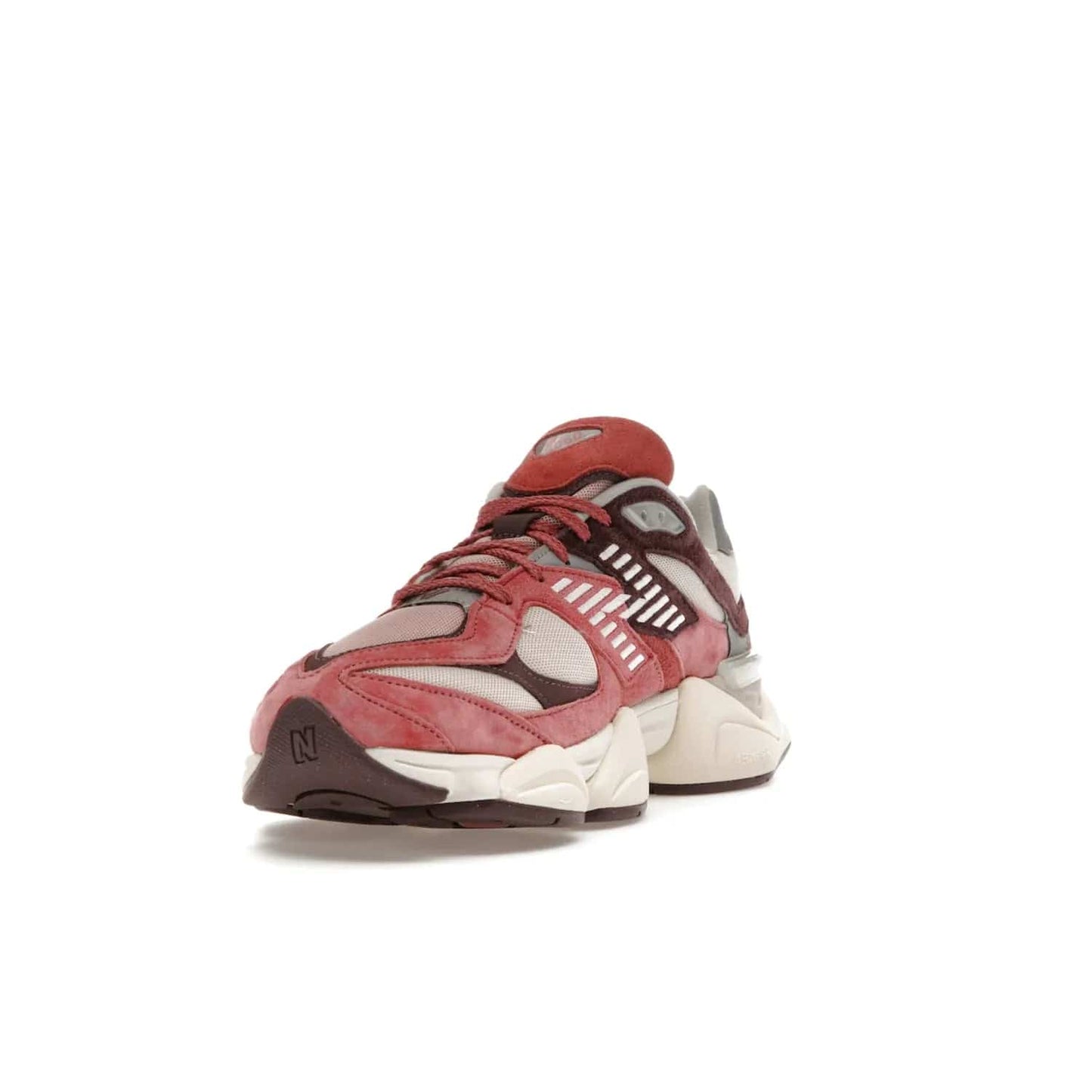 New Balance 9060 Cherry Blossom - Image 13 - Only at www.BallersClubKickz.com - The New Balance 9060 Cherry Blossom: Mineral Red, Truffle, and Rain Cloud tones with silver-tone N symbols, semi-transparent CR equipment, and more. Celebrate the cherry blossom festival in style - released March 4th, 2023.
