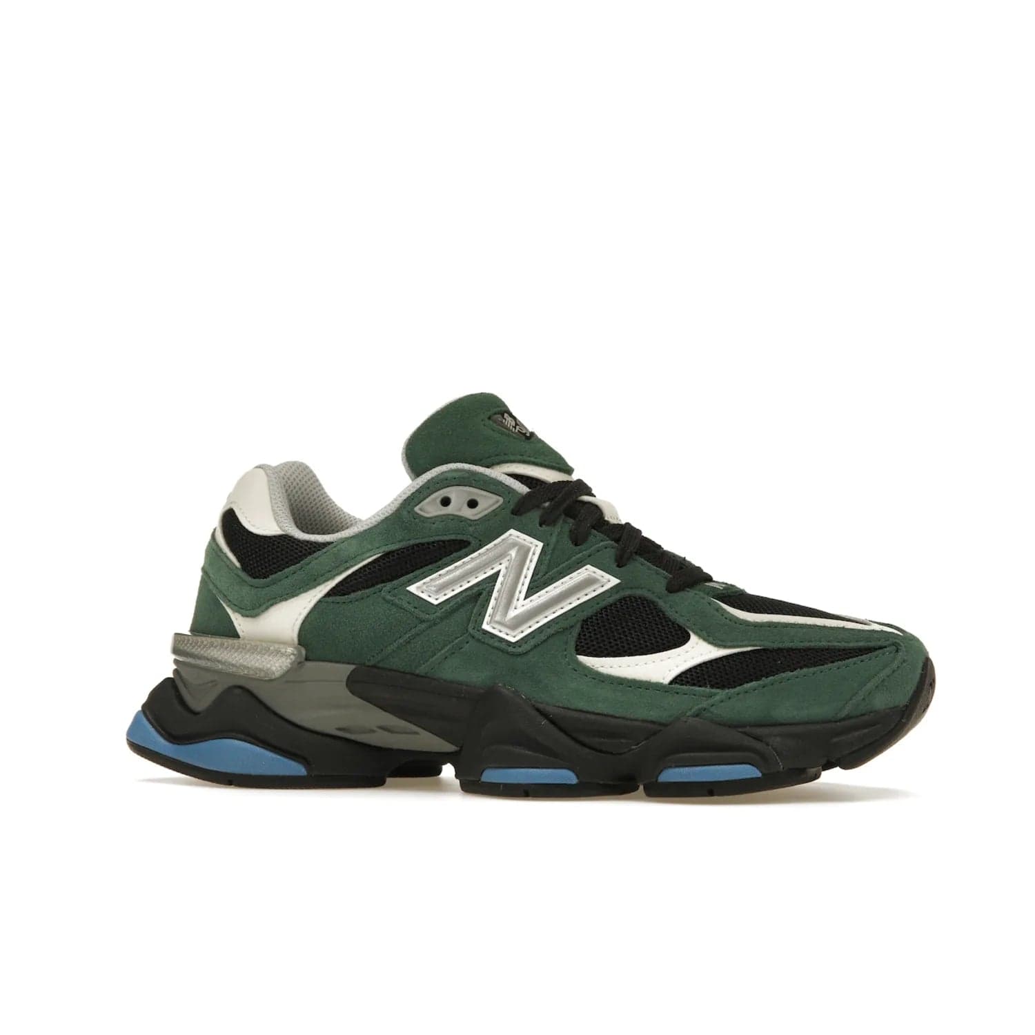 New Balance 9060 Team Forest Green - Image 3 - Only at www.BallersClubKickz.com - Introducing the New Balance 9060 Team Forest Green! Durable statement sneaker with a vibrant forest green upper and contrast detailing. Release date 2023-04-04 - don't miss out!