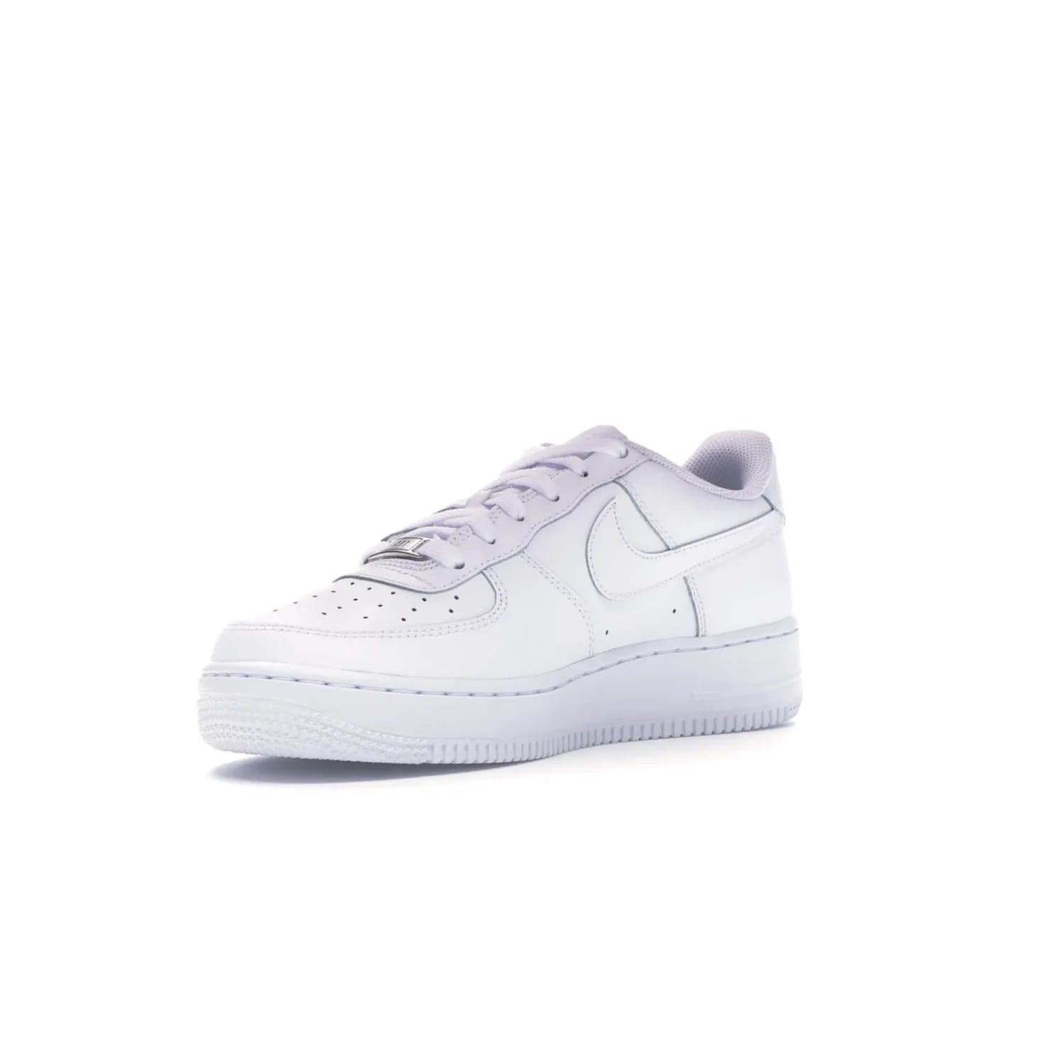 Nike Air Force 1 Low White (GS) - Image 15 - Only at www.BallersClubKickz.com - Grab the Nike Air Force 1 Low White (GS) for your mini-me. Clean all-white upper, modern cushioning & traction. Originally released Jan 2014.