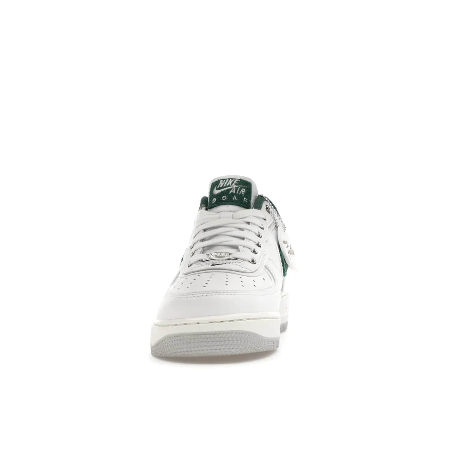 Nike Air Force 1 Low '07 Premium University of Oregon PE - Image 11 - Only at www.BallersClubKickz.com - The Nike Air Force 1 Low '07 Premium. Special Oregon University colorway. White base with green and sail accents. Cushioned rubber midsole. Comfort and style. Support your school!