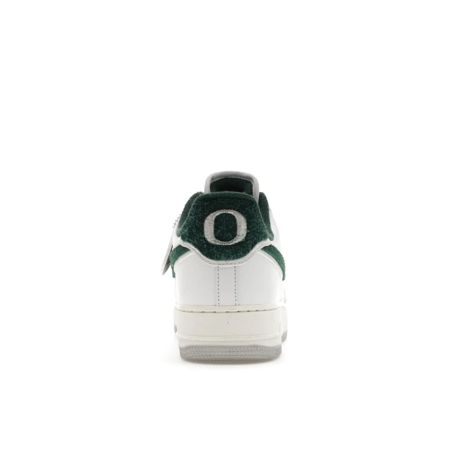 Nike Air Force 1 Low '07 Premium University of Oregon PE - Image 28 - Only at www.BallersClubKickz.com - The Nike Air Force 1 Low '07 Premium. Special Oregon University colorway. White base with green and sail accents. Cushioned rubber midsole. Comfort and style. Support your school!
