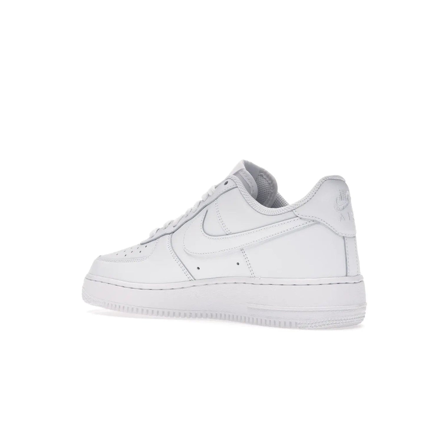 Nike Air Force 1 Low '07 White - Image 23 - Only at www.BallersClubKickz.com - ##
Iconic Swoosh overlays and crisp white sole make the classic Nike Air Force 1 Low White '07 an essential colorway. Classic for seasoned heads and new fans alike.
