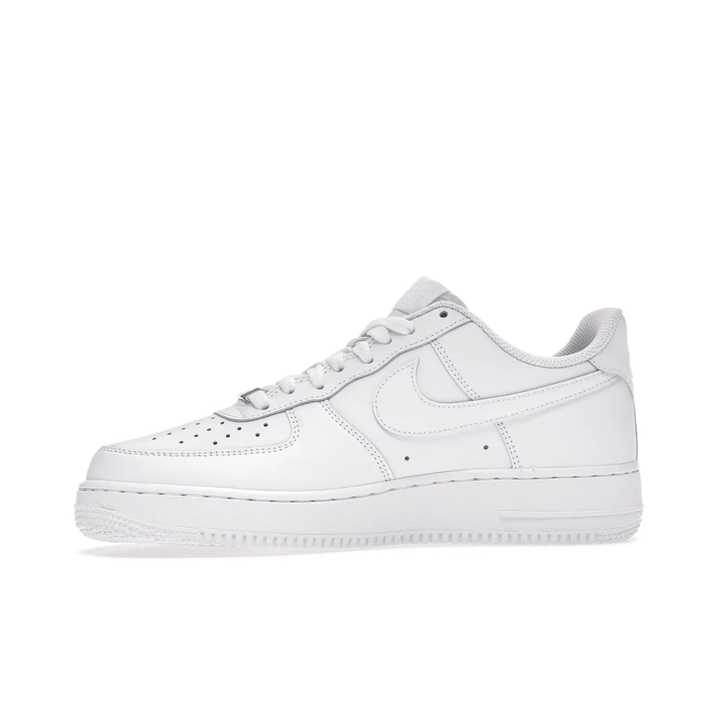 Nike Air Force 1 Low '07 White - Image 18 - Only at www.BallersClubKickz.com - ##
Iconic Swoosh overlays and crisp white sole make the classic Nike Air Force 1 Low White '07 an essential colorway. Classic for seasoned heads and new fans alike.