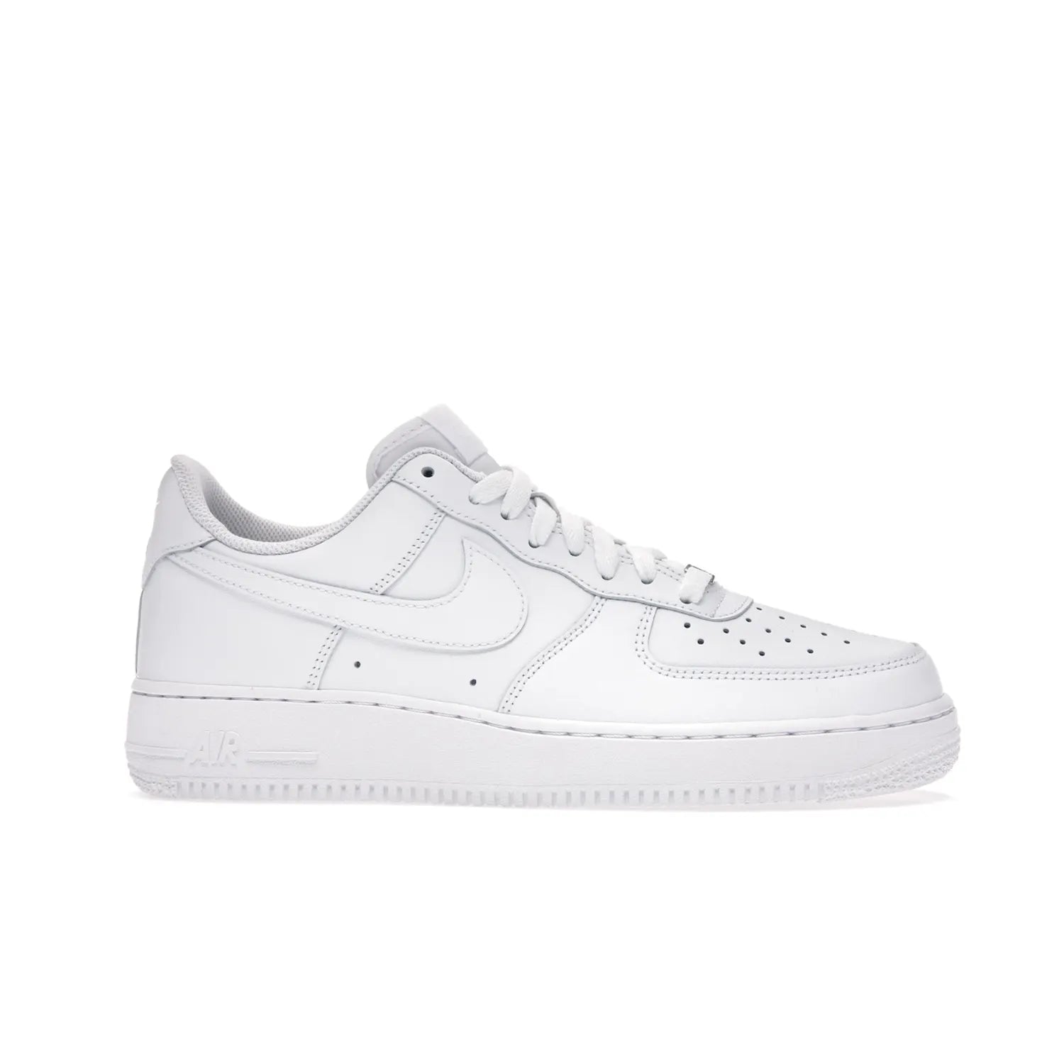 Nike Air Force 1 Low '07 White - Image 2 - Only at www.BallersClubKickz.com - ##
Iconic Swoosh overlays and crisp white sole make the classic Nike Air Force 1 Low White '07 an essential colorway. Classic for seasoned heads and new fans alike.