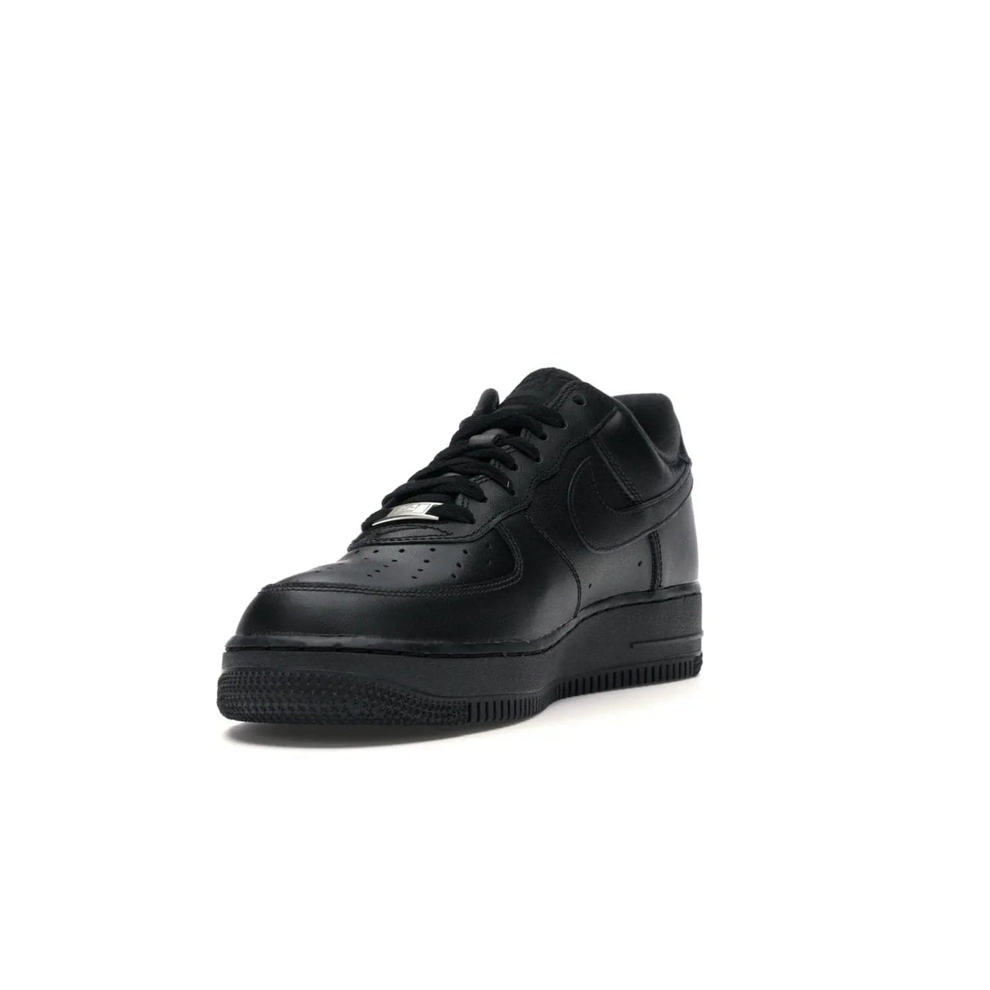 Nike Air Force 1 Low Supreme Black - Image 13 - Only at www.BallersClubKickz.com - Iconic style meets classic black design in the Nike Air Force 1 Low Supreme Black. Featuring a luxe leather upper and red Supreme Box Logo at the heel, these sneakers released in March 2020, and now available.