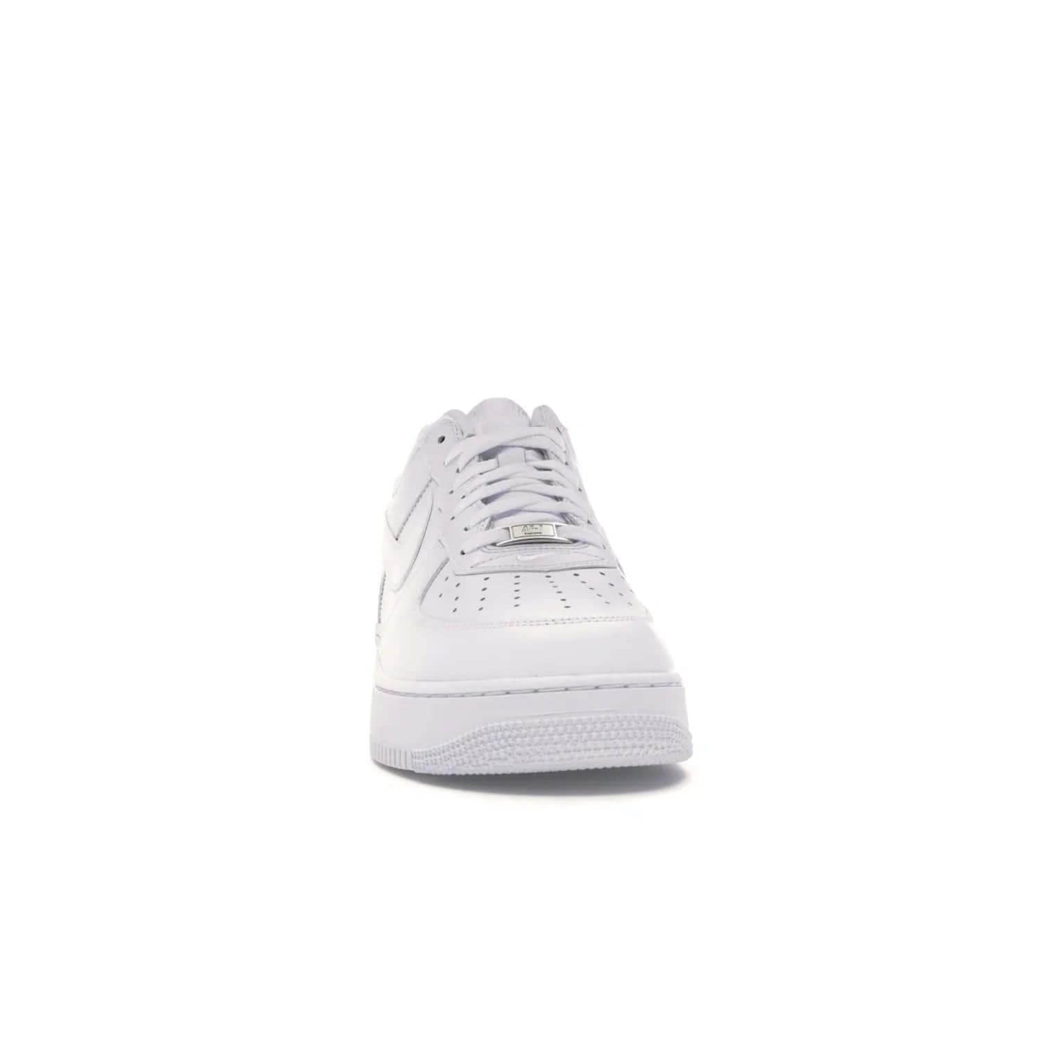 Nike Air Force 1 Low Supreme White - Image 9 - Only at www.BallersClubKickz.com - The Nike Air Force 1 Low Supreme White - a classic all-white design featuring premium leather and the iconic red Supreme Box Logo. Iconic sneakers embodying NYC style and culture. Released March 2020.