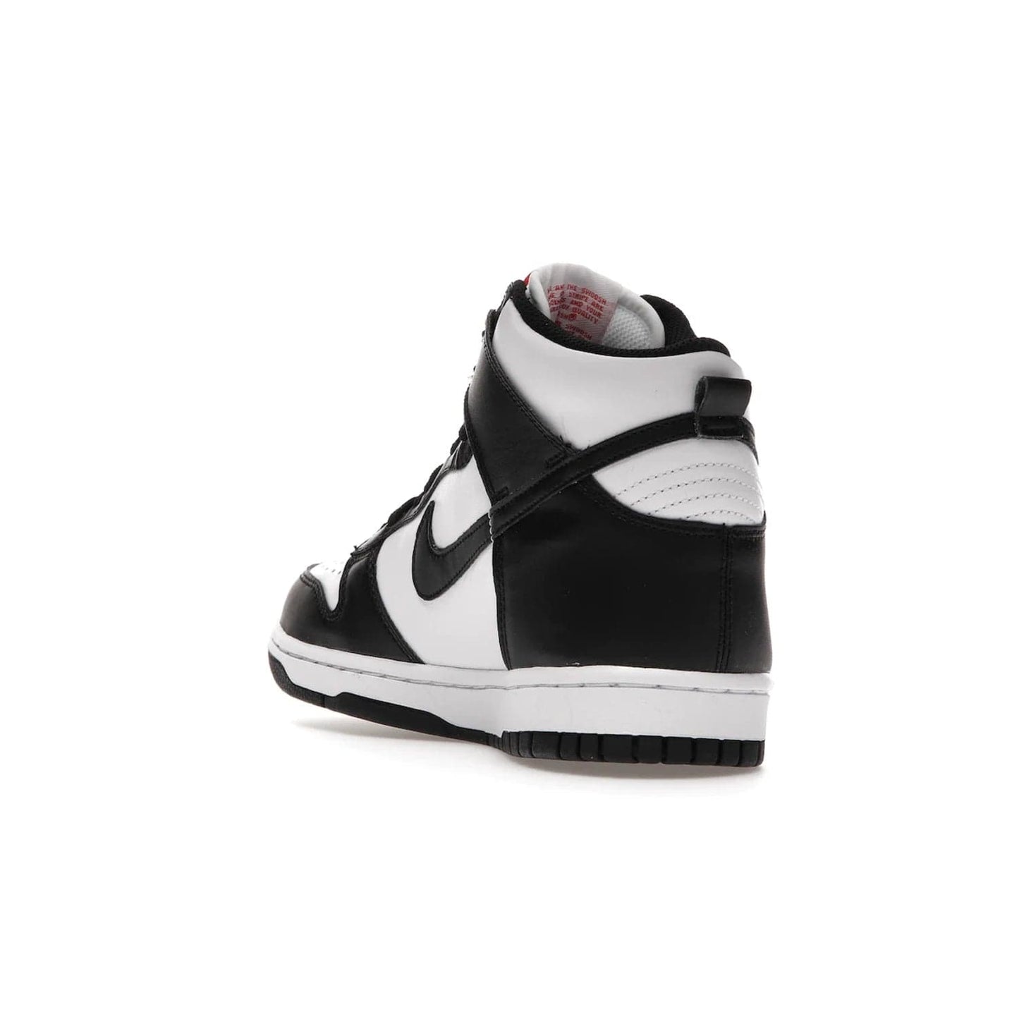 Nike Dunk High Panda (2021) (GS) - Image 25 - Only at www.BallersClubKickz.com - Discover the statement-making Nike Dunk High Panda GS 2021 combining white, black and university red. Crafted with full-grain leather, featuring classic Nike Air Swoosh logo. Available 28/5/2021 at a retail price of $90.