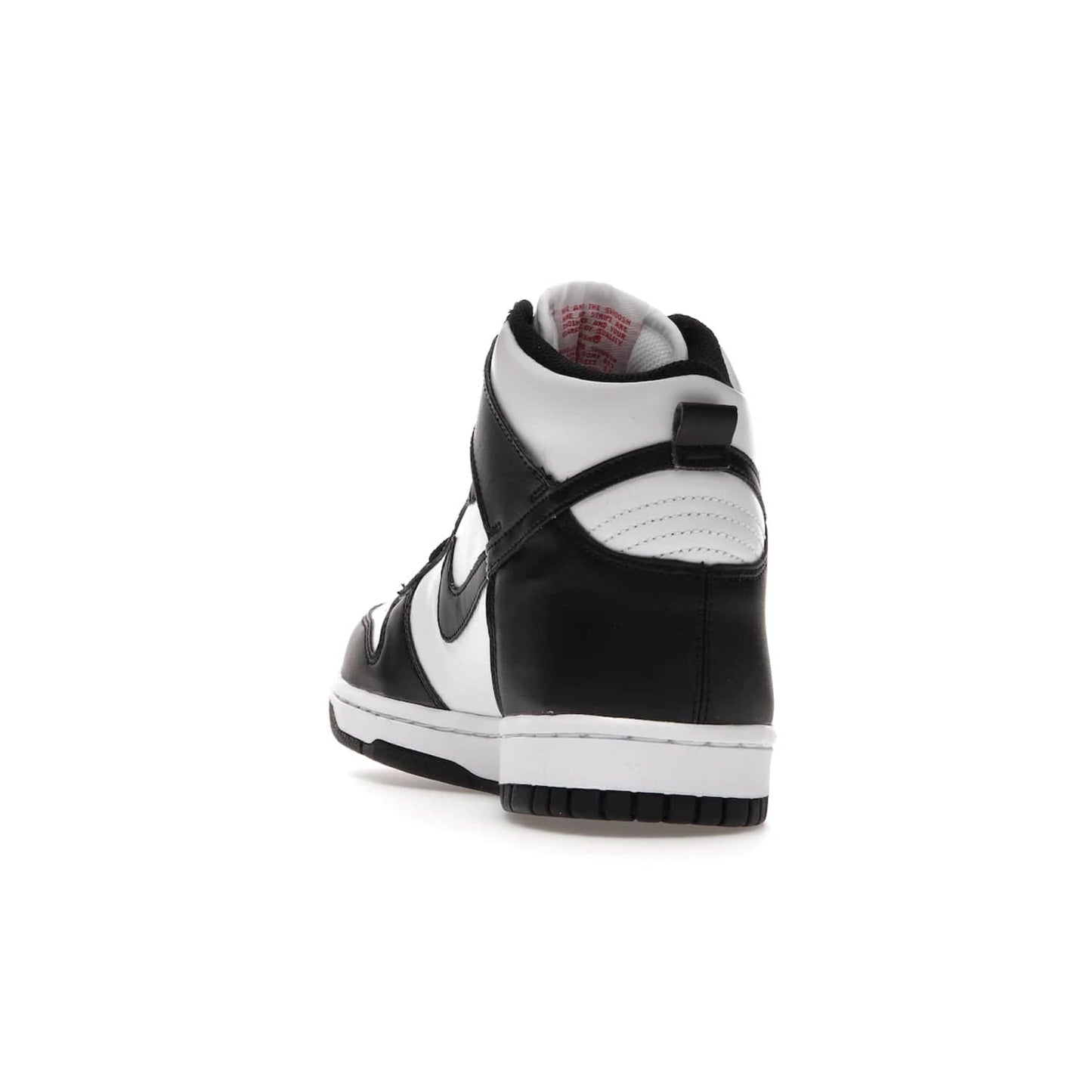 Nike Dunk High Panda (2021) (GS) - Image 26 - Only at www.BallersClubKickz.com - Discover the statement-making Nike Dunk High Panda GS 2021 combining white, black and university red. Crafted with full-grain leather, featuring classic Nike Air Swoosh logo. Available 28/5/2021 at a retail price of $90.