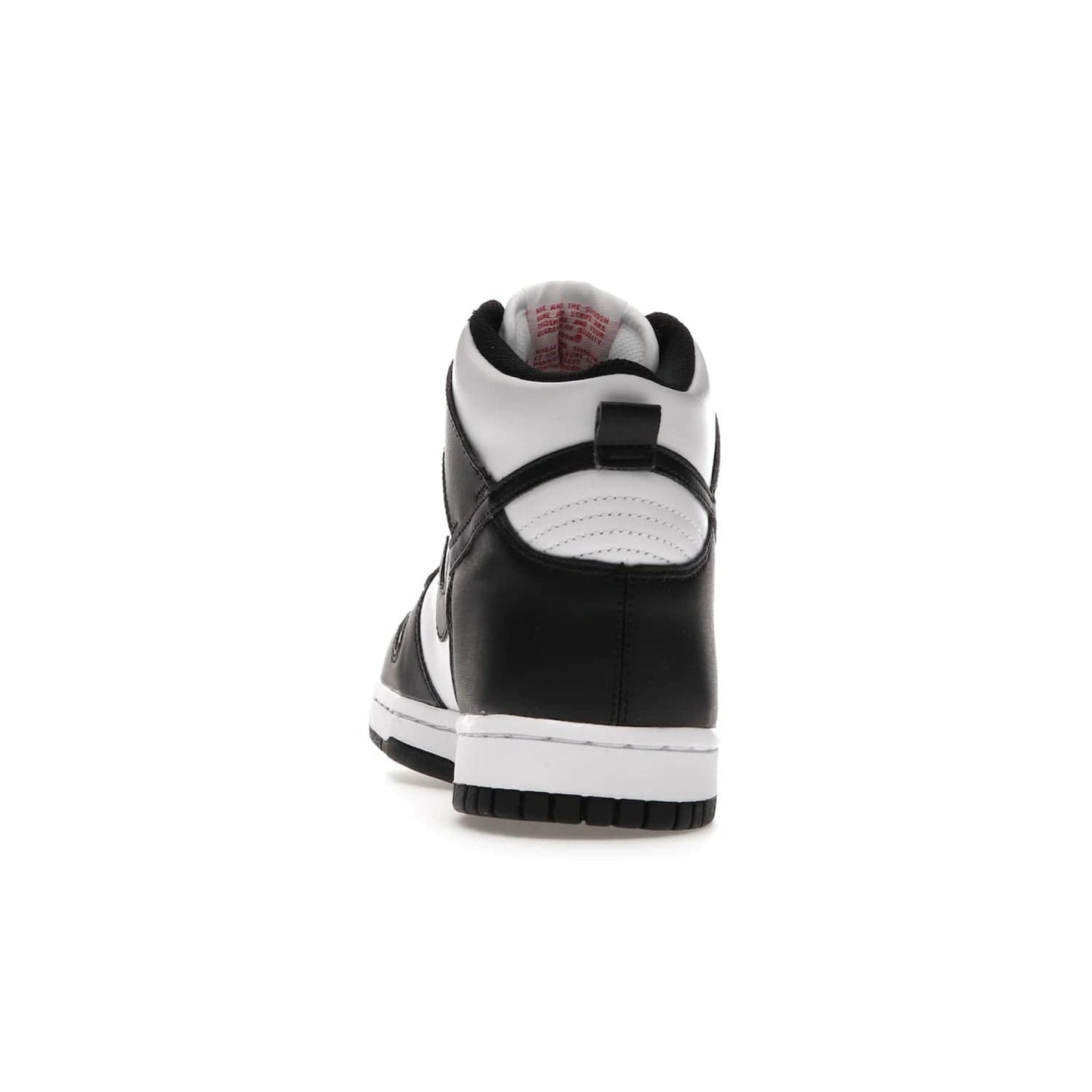 Nike Dunk High Panda (2021) (GS) - Image 27 - Only at www.BallersClubKickz.com - Discover the statement-making Nike Dunk High Panda GS 2021 combining white, black and university red. Crafted with full-grain leather, featuring classic Nike Air Swoosh logo. Available 28/5/2021 at a retail price of $90.