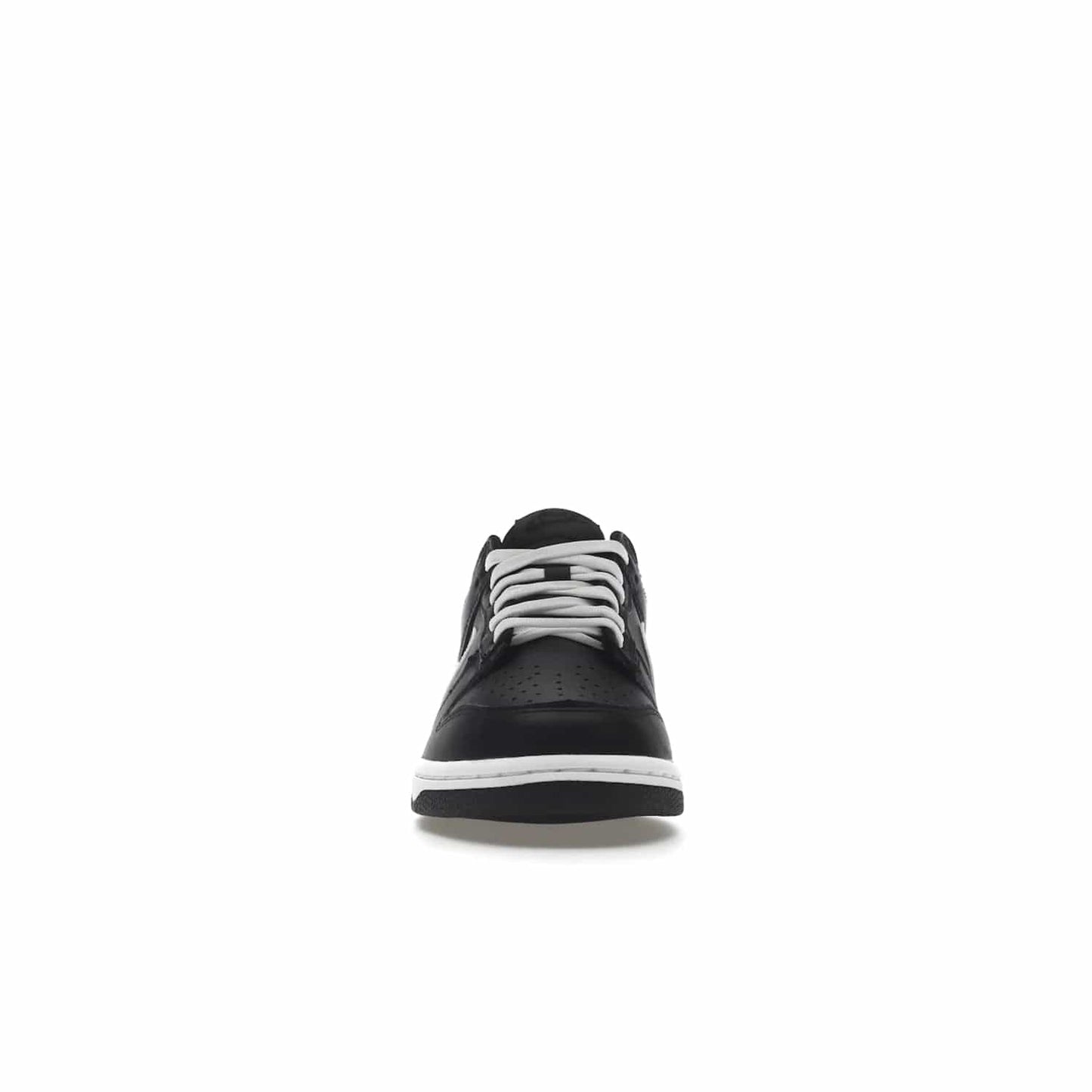 Nike Dunk Low Black White (2022) (GS) - Image 10 - Only at www.BallersClubKickz.com - A classic two-tone upper of black & off white, low profile midsole, and patterned rubber outsole make the Nike Dunk Low Black White 2022 GS perfect for any style. Get the complete look and release date on July 12, 2022.