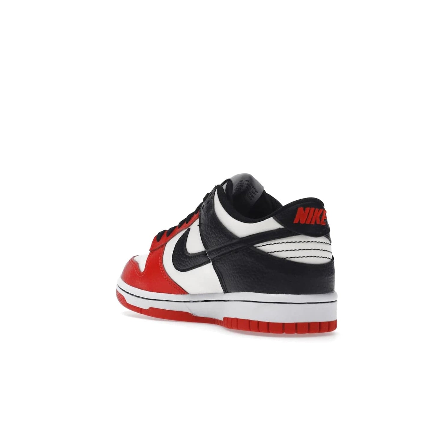Nike Dunk Low EMB NBA 75th Anniversary Chicago (GS) - Image 25 - Only at www.BallersClubKickz.com - Show your NBAs spirit and get a pair of the Nike Dunk Low EMB NBA 75th Anniversary Chicago GS. Featuring velvety leather and diamond-etched lace dubraes, these shoes are sure to make a statement. Released in October 2021.