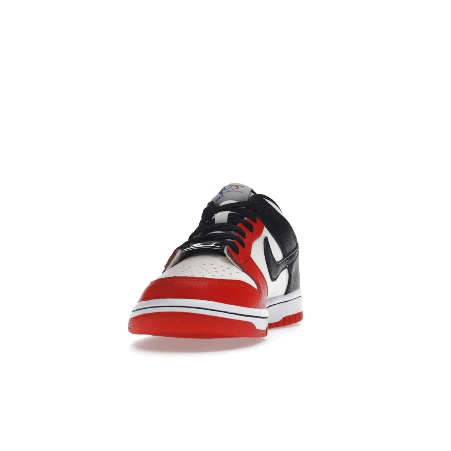 Nike Dunk Low EMB NBA 75th Anniversary Chicago (GS) - Image 12 - Only at www.BallersClubKickz.com - Show your NBAs spirit and get a pair of the Nike Dunk Low EMB NBA 75th Anniversary Chicago GS. Featuring velvety leather and diamond-etched lace dubraes, these shoes are sure to make a statement. Released in October 2021.