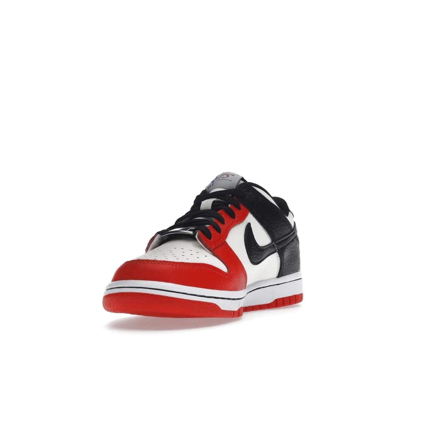 Nike Dunk Low EMB NBA 75th Anniversary Chicago (GS) - Image 13 - Only at www.BallersClubKickz.com - Show your NBAs spirit and get a pair of the Nike Dunk Low EMB NBA 75th Anniversary Chicago GS. Featuring velvety leather and diamond-etched lace dubraes, these shoes are sure to make a statement. Released in October 2021.