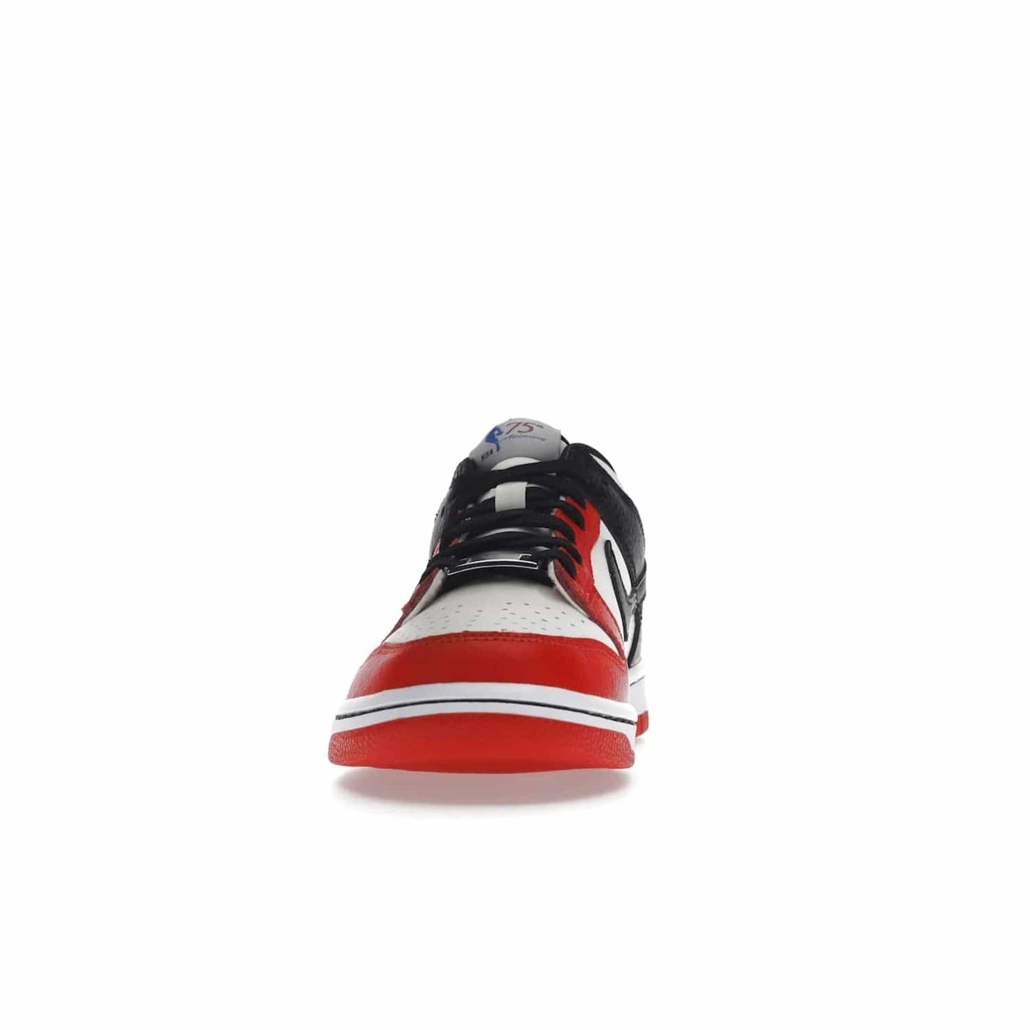 Nike Dunk Low EMB NBA 75th Anniversary Chicago (GS) - Image 11 - Only at www.BallersClubKickz.com - Show your NBAs spirit and get a pair of the Nike Dunk Low EMB NBA 75th Anniversary Chicago GS. Featuring velvety leather and diamond-etched lace dubraes, these shoes are sure to make a statement. Released in October 2021.