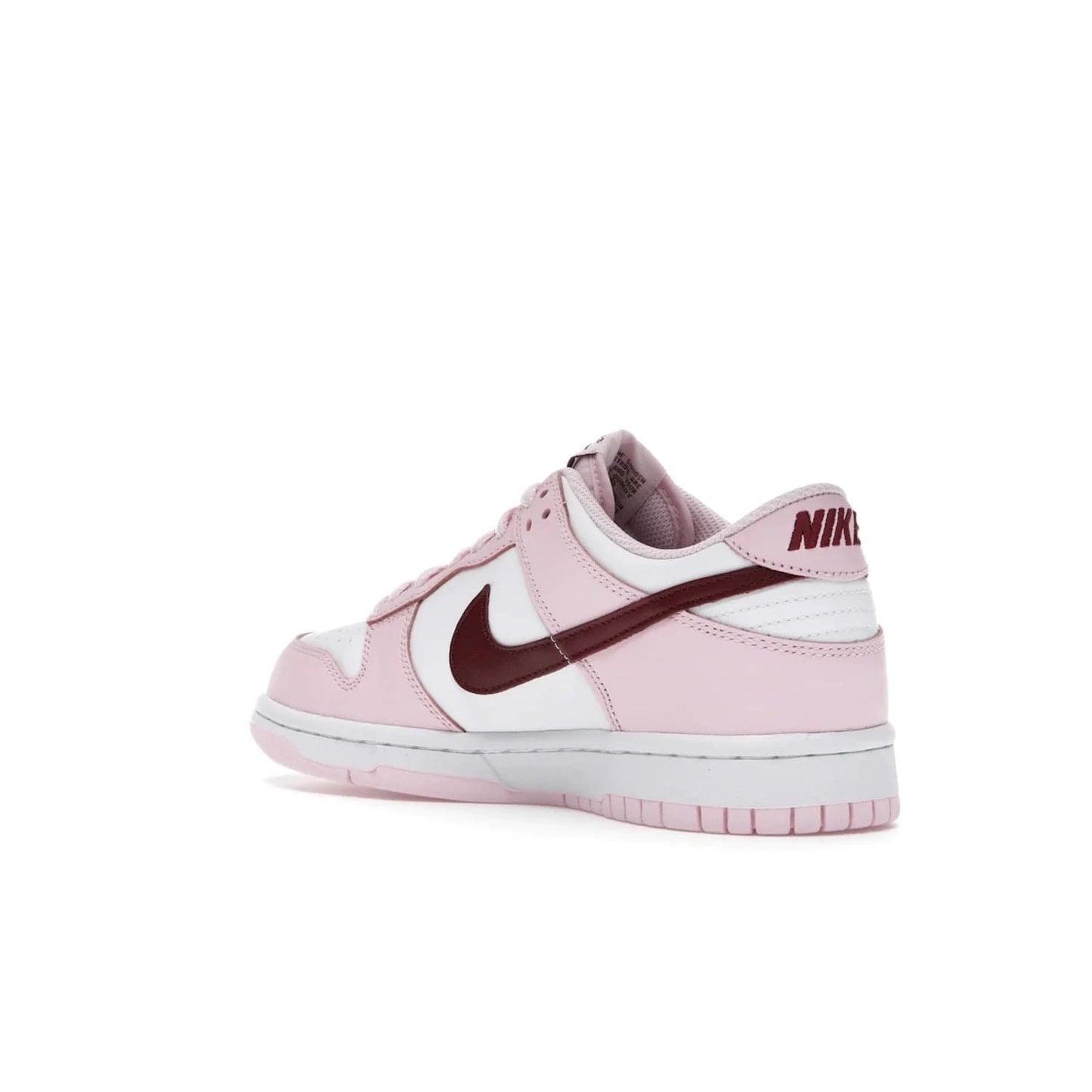 Nike Dunk Low Pink Foam Red White (GS) - Image 24 - Only at www.BallersClubKickz.com - #
Introducing the daring and stylish Nike Dunk Low Pink Foam Red White (GS) sneaker for grade schoolers. White leather with pink overlays and Dark Beetroot accents, classic Nike Dunk midsole and pink outsole. Released August 2021 for $85.