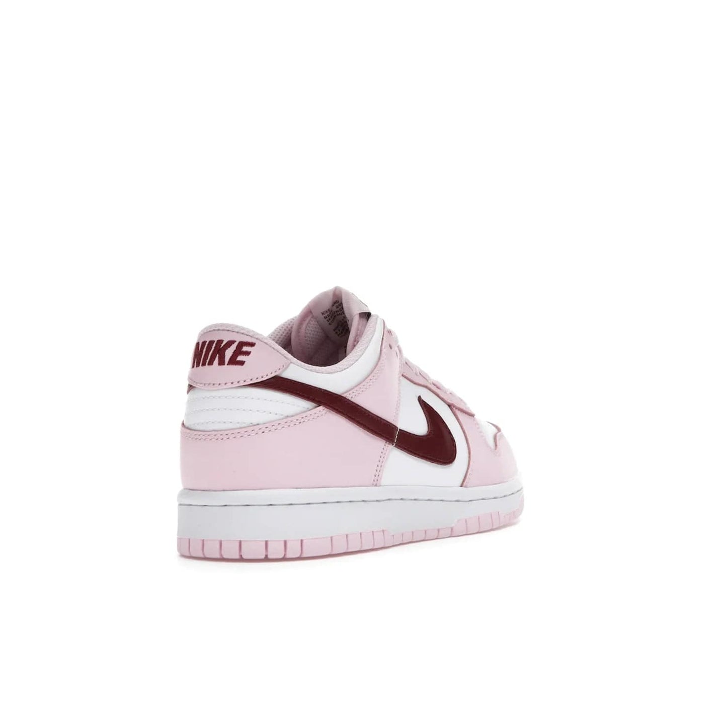 Nike Dunk Low Pink Foam Red White (GS) - Image 31 - Only at www.BallersClubKickz.com - #
Introducing the daring and stylish Nike Dunk Low Pink Foam Red White (GS) sneaker for grade schoolers. White leather with pink overlays and Dark Beetroot accents, classic Nike Dunk midsole and pink outsole. Released August 2021 for $85.