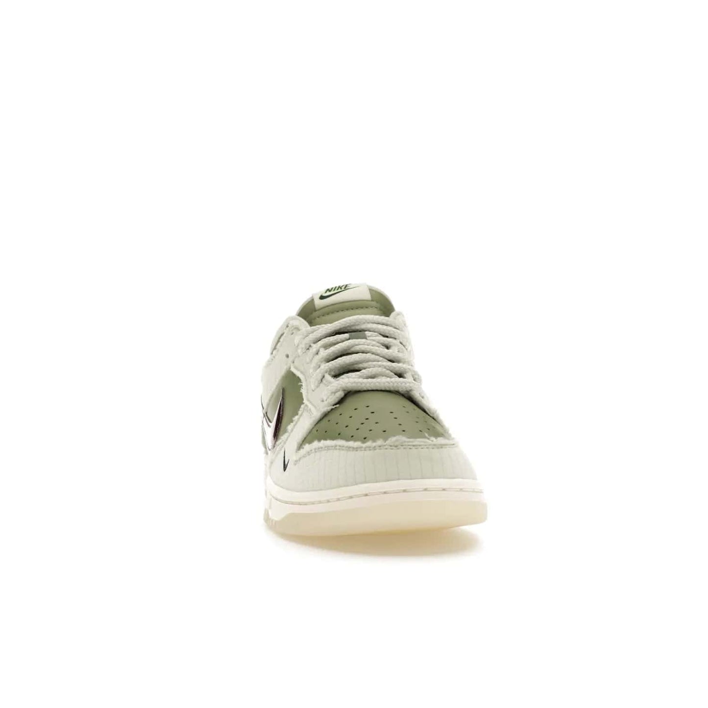 Nike Dunk Low Retro PRM Kyler Murray Be 1 of One - Image 9 - Only at www.BallersClubKickz.com - Introducing the Nike Dunk Low Retro PRM Kyler Murray "Be 1 of One"! A Sea Glass upper with Sail and Oil Green accents, finished with Rose Gold accents. Drop date: November 10th.