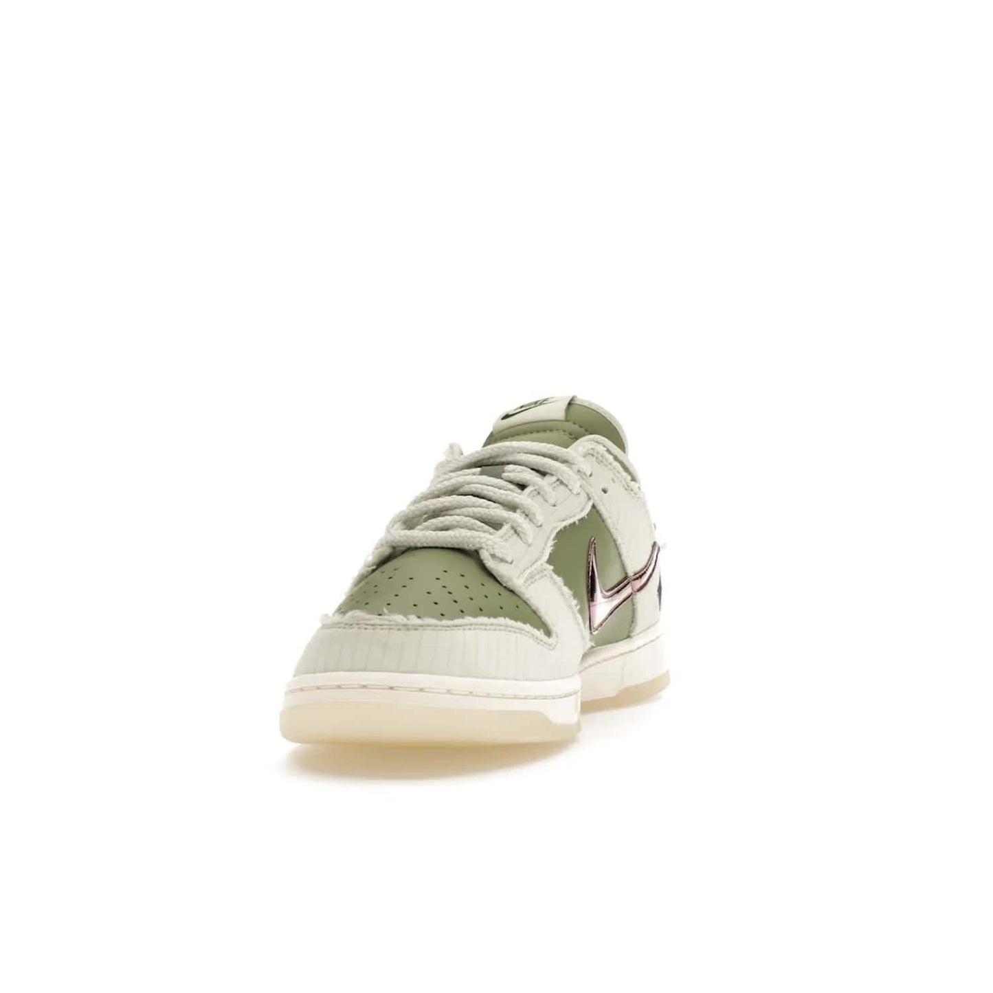 Nike Dunk Low Retro PRM Kyler Murray Be 1 of One - Image 12 - Only at www.BallersClubKickz.com - Introducing the Nike Dunk Low Retro PRM Kyler Murray "Be 1 of One"! A Sea Glass upper with Sail and Oil Green accents, finished with Rose Gold accents. Drop date: November 10th.