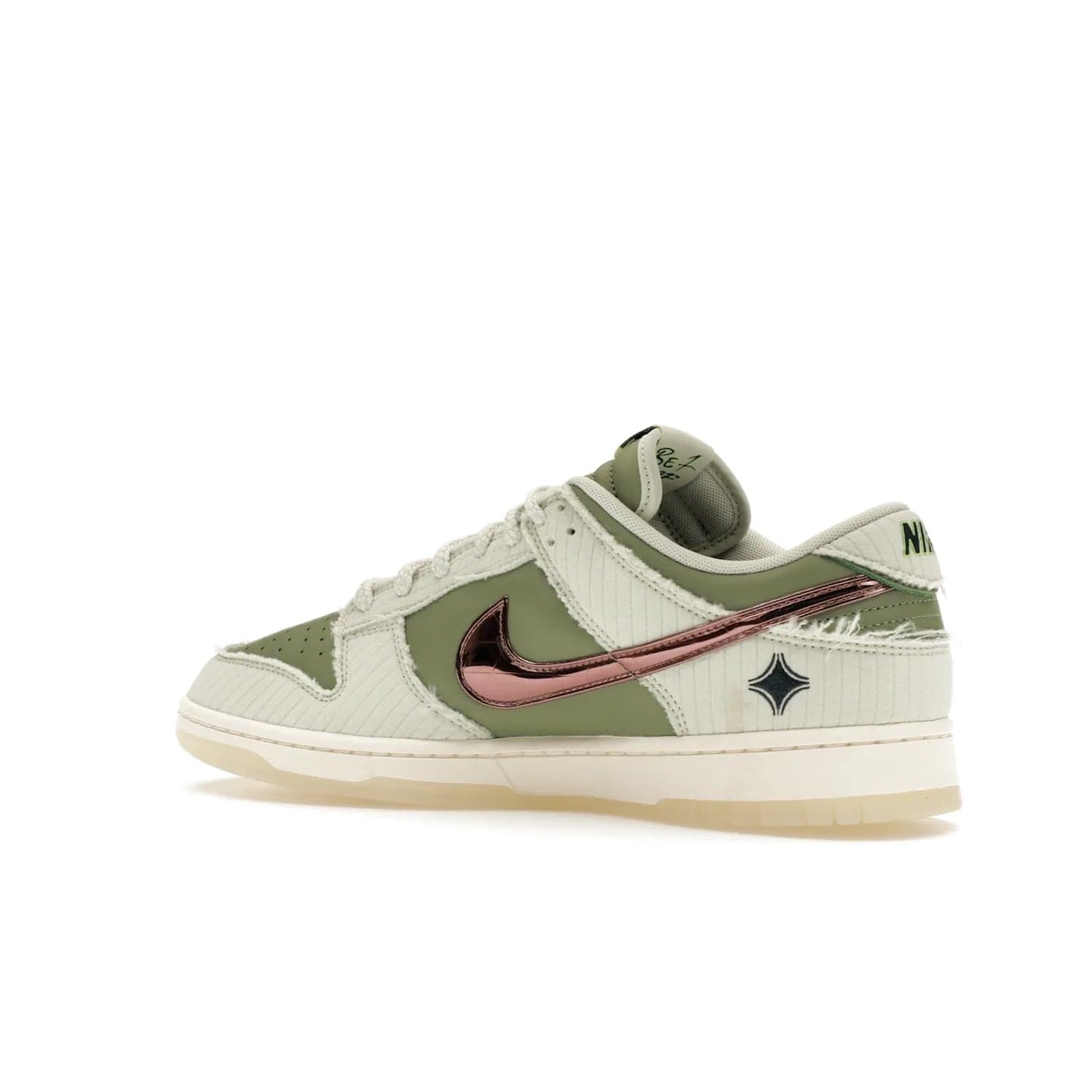 Nike Dunk Low Retro PRM Kyler Murray Be 1 of One - Image 22 - Only at www.BallersClubKickz.com - Introducing the Nike Dunk Low Retro PRM Kyler Murray "Be 1 of One"! A Sea Glass upper with Sail and Oil Green accents, finished with Rose Gold accents. Drop date: November 10th.