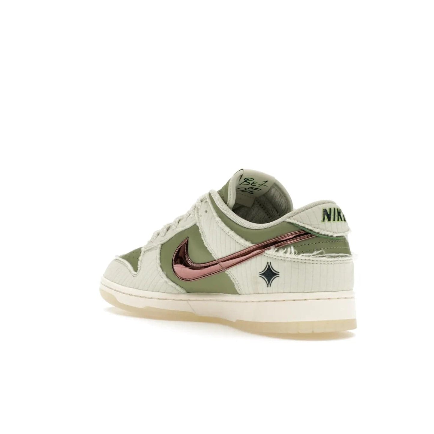 Nike Dunk Low Retro PRM Kyler Murray Be 1 of One - Image 24 - Only at www.BallersClubKickz.com - Introducing the Nike Dunk Low Retro PRM Kyler Murray "Be 1 of One"! A Sea Glass upper with Sail and Oil Green accents, finished with Rose Gold accents. Drop date: November 10th.