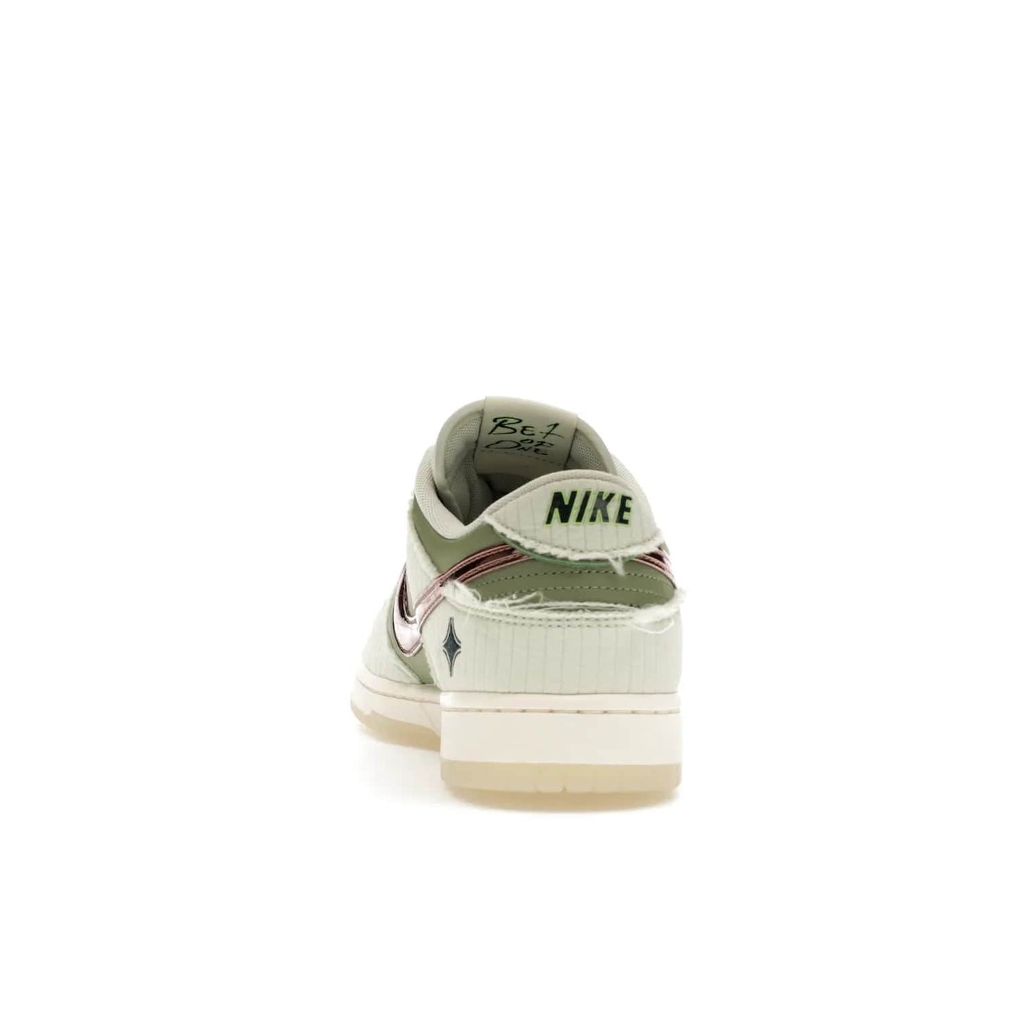 Nike Dunk Low Retro PRM Kyler Murray Be 1 of One - Image 27 - Only at www.BallersClubKickz.com - Introducing the Nike Dunk Low Retro PRM Kyler Murray "Be 1 of One"! A Sea Glass upper with Sail and Oil Green accents, finished with Rose Gold accents. Drop date: November 10th.