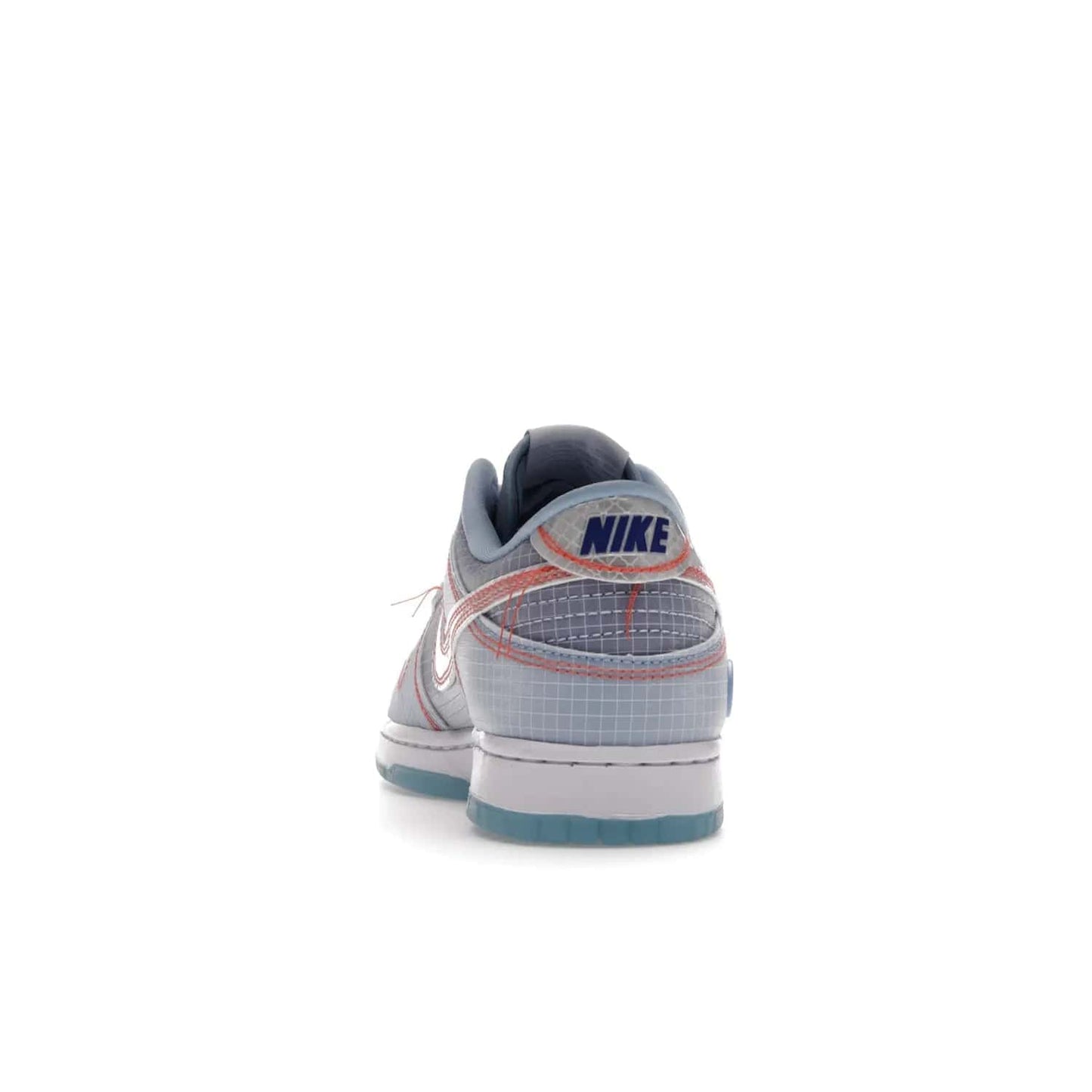 Nike Dunk Low Union Passport Pack Argon - Image 27 - Only at www.BallersClubKickz.com - The Nike Dunk Low Union LA Passport Pack Argon commemorates Chris Gibbs' pick-ups from Japan in the 2000s. Features tonal blue leather, semi-translucent nylon, iconic Union LA Frontman logo. Perfect for luxury collector's! $150.