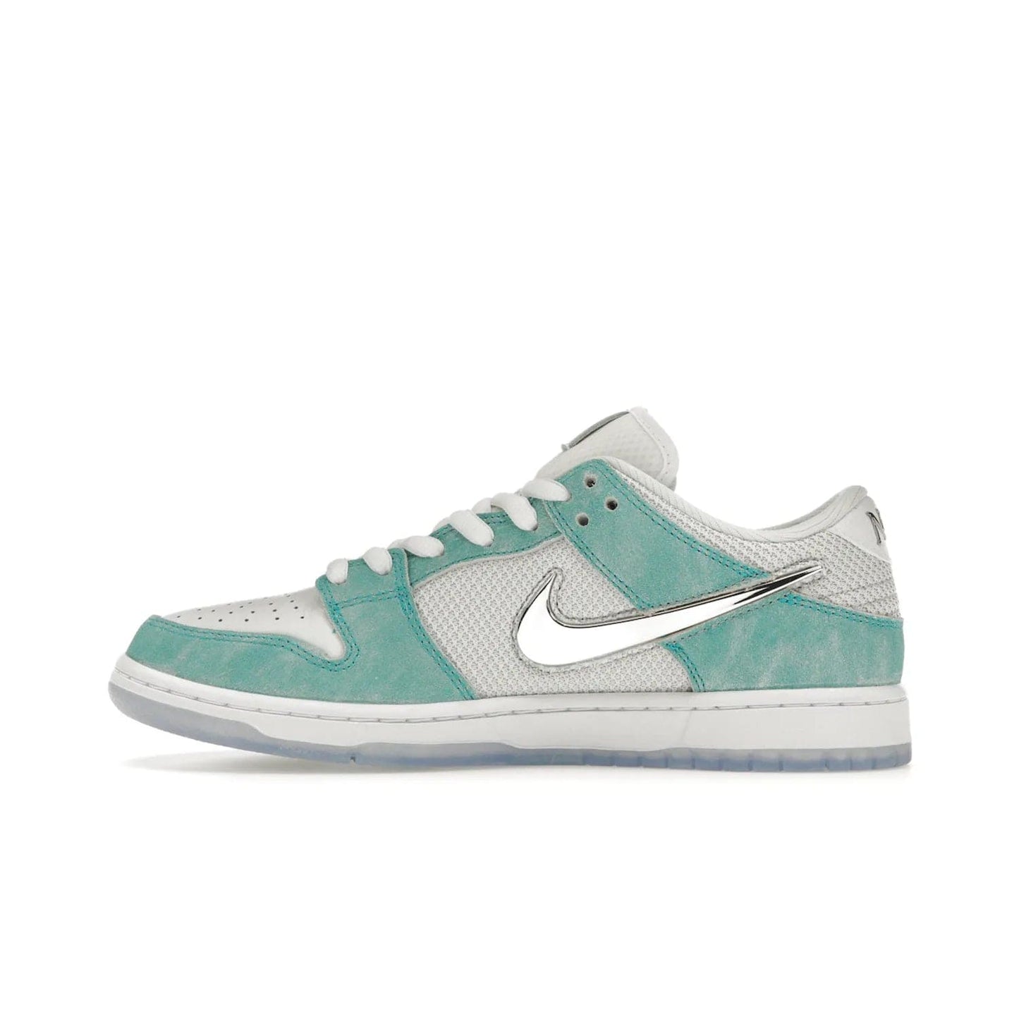 Nike SB Dunk Low April Skateboards - Image 19 - Only at www.BallersClubKickz.com - Grab Nike SB Dunk Low April Skateboards for street-ready performance. Pop of color to stand out on the playgrounds. Durable design with iconic silhouette. Price: $120. Nov 27, 2023 release. Must-have for those who live to ride.
